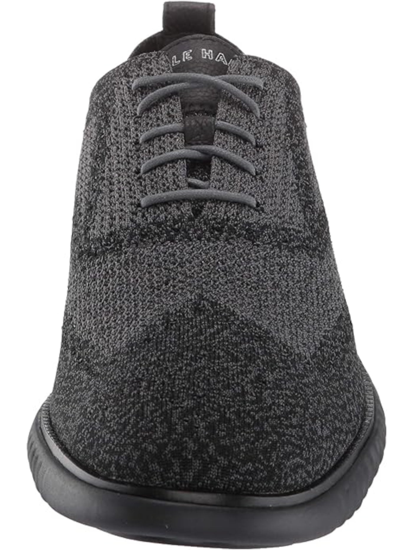 COLE HAAN GRANDSERIES Mens Black Colorblock Knit Back Pull-Tab Padded 2.zer�grand Wingtip Toe Wedge Lace-Up Oxford Shoes 12 M