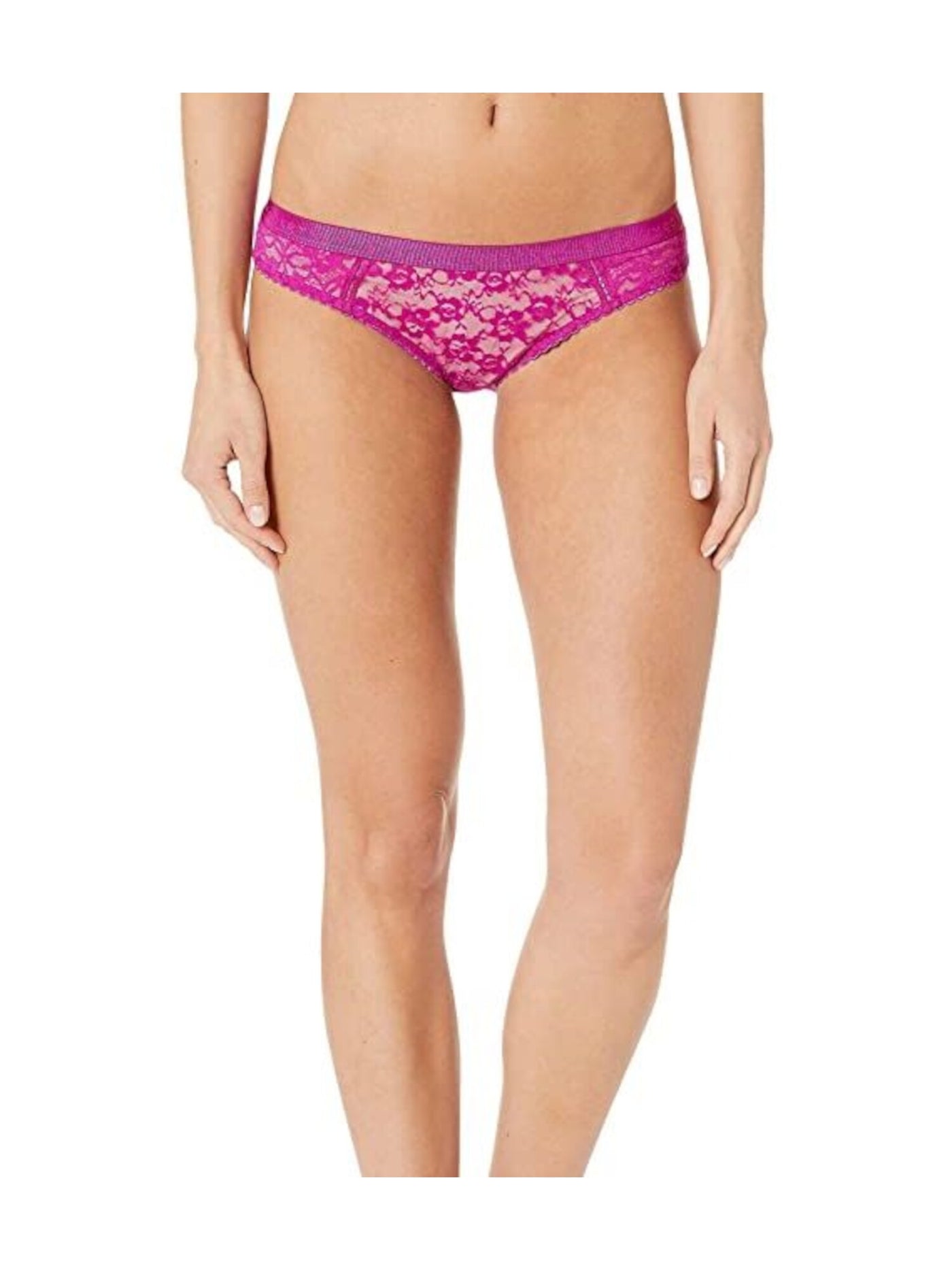 STELLAMCCARTNEY Intimates Purple Low Rise Lined Gusset Scalloped Bikini Underwear M