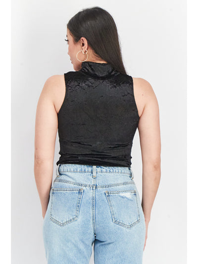 MAISIE Womens Unlined Snap Button Gusset Bodysuit