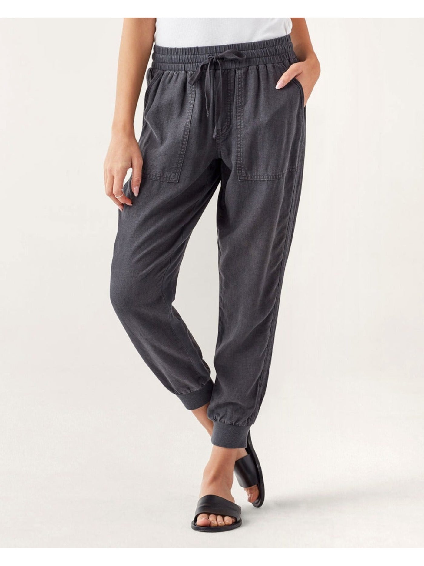 SPLENDID Womens Black Pocketed Drawstring Waist Pull-on Joggers Pants XS