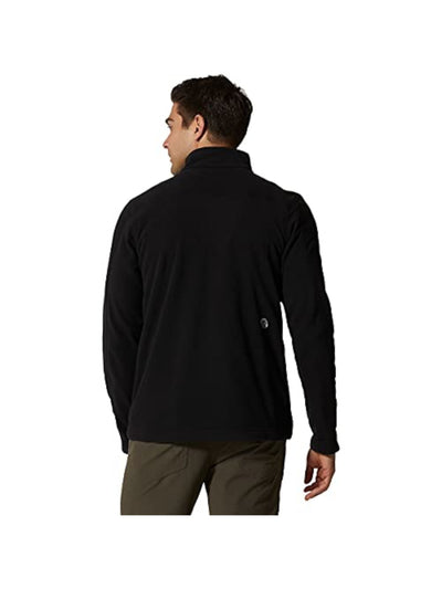 MOUNTAIN HARD WEAR Mens Black Long Sleeve Stand Collar Quarter-Zip Moisture Wicking Sweatshirt S