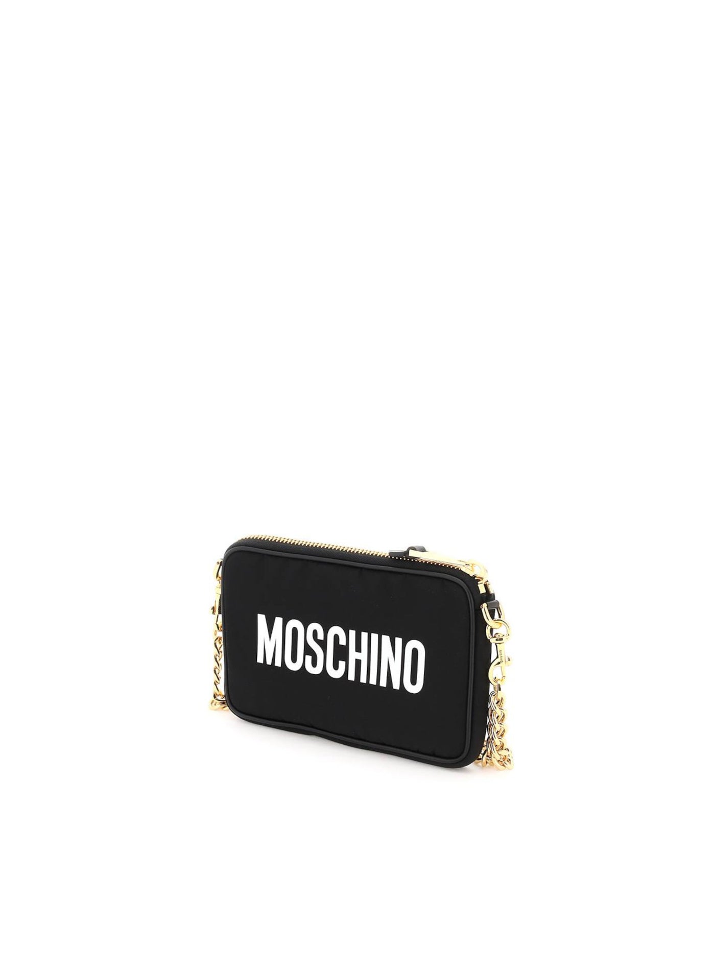 MOSCHINO Women's Black Teddy Bear Chain Strap Shoulder Bag