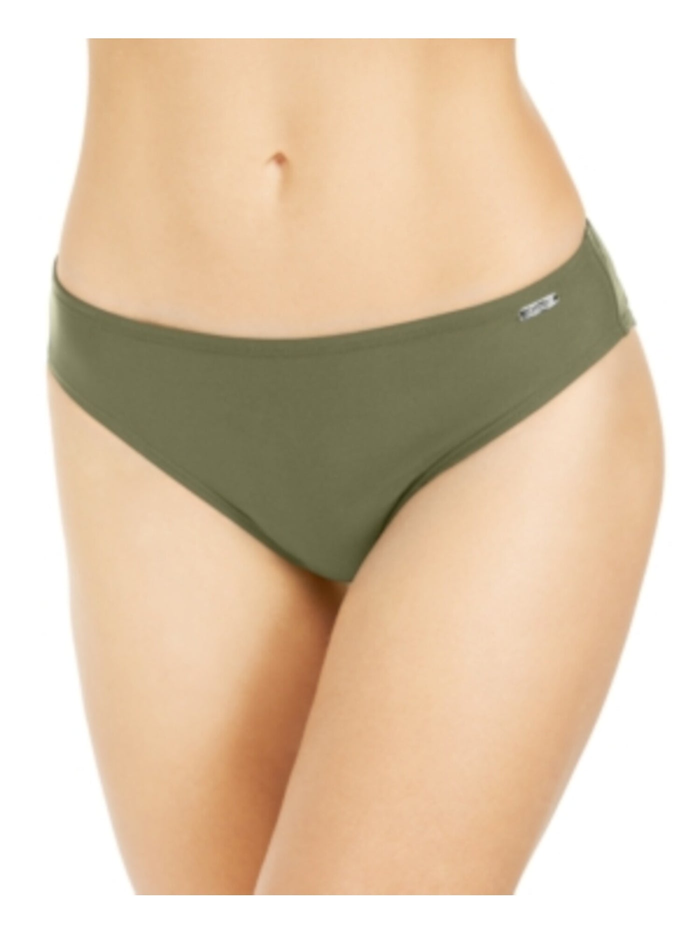 DKNY Women's Green Stretch Lined Full Coverage UV Protection Hipster Swimsuit Bottom XS
