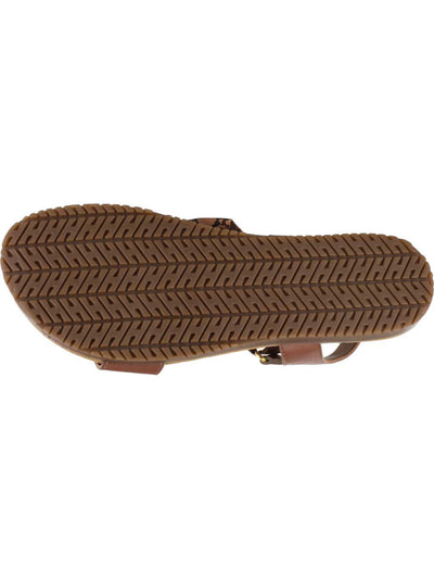 BELLA VITA Womens Brown Snakeskin 1/2 Heel Padded Stretch Nev-italy Round Toe Wedge Slip On Leather Slingback Sandal W