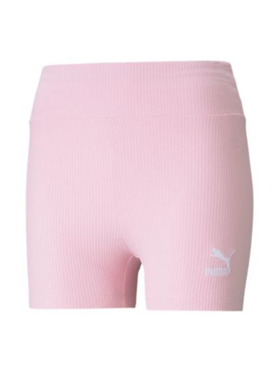 PUMA Womens Pink Fitted Pull-on Shorts XL