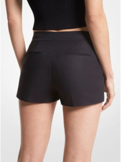 MICHAEL MICHAEL KORS Womens Black Zippered Pocketed Hook And Bar Closure Shorts Shorts 14