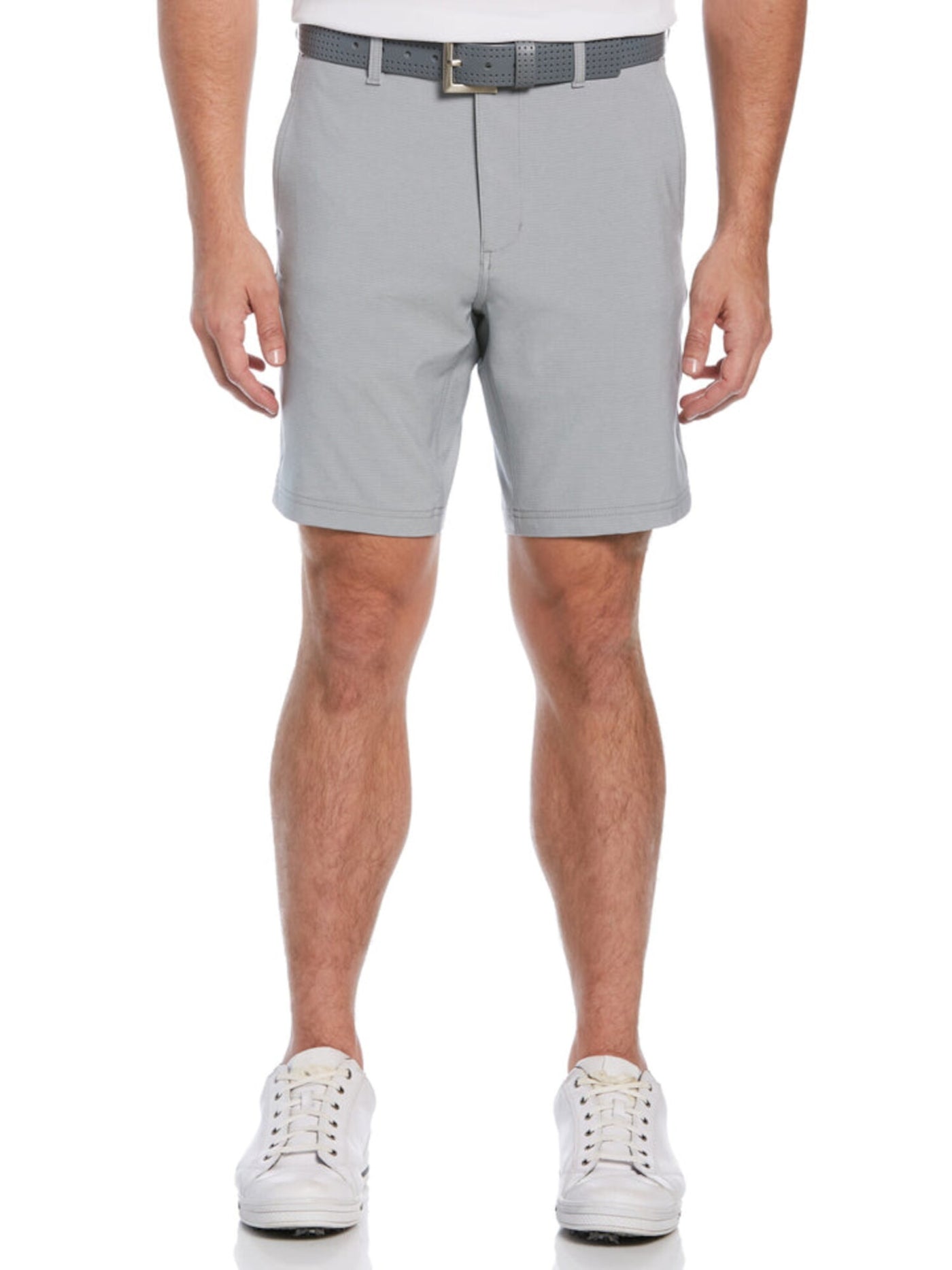 HYBRID APPAREL Mens Gray Athletic Fit Performance Stretch Athletic Shorts 40 Waist
