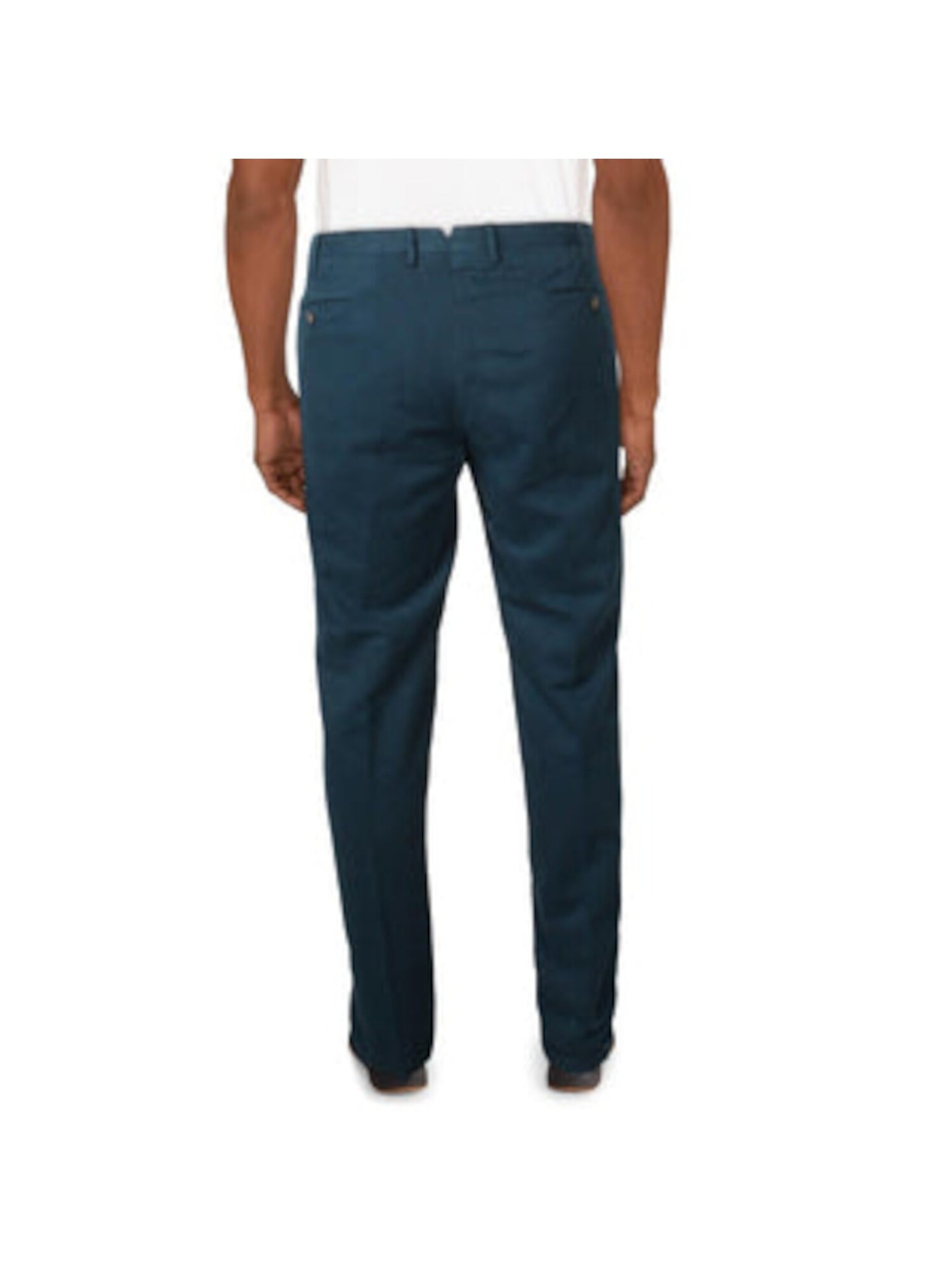 TORIN OPIFICIO Mens Teal Flat Front, Classic Fit Chino Pants 54 38W\36L