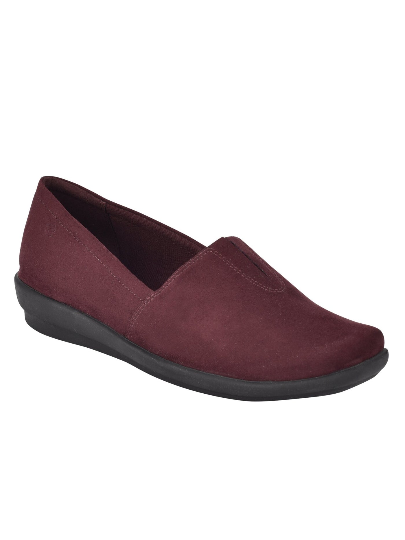EASY SPIRIT Womens Maroon Arch Support Cushioned Acasia 3 Round Toe Wedge Slip On Ballet Flats 7.5 M