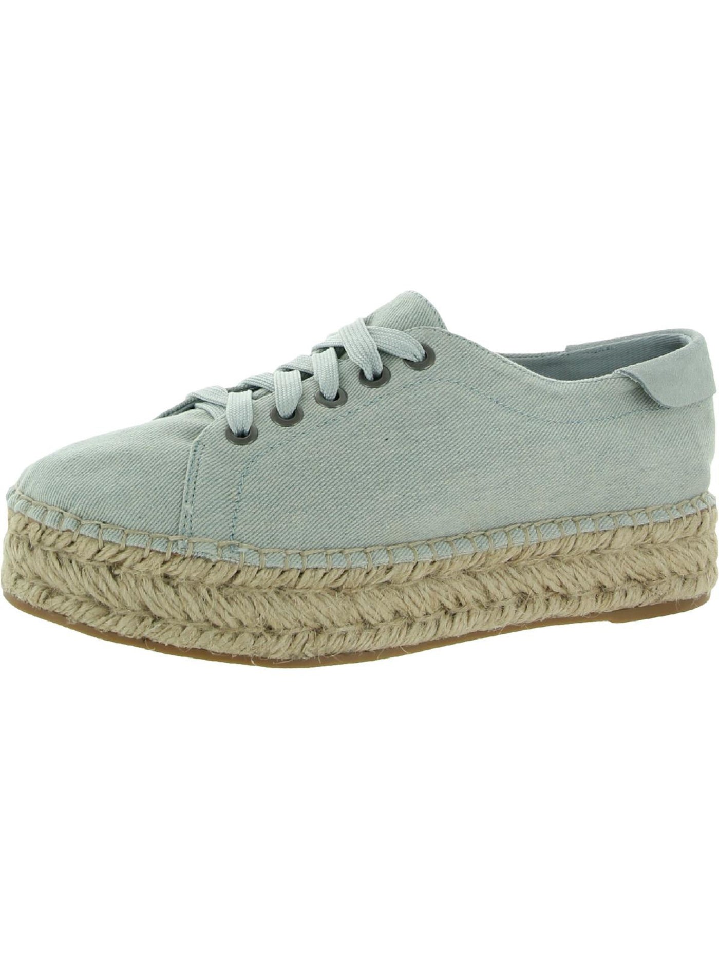 SPLENDID Womens Blue Espadrille Laurel Round Toe Platform Lace-Up Athletic Sneakers 9.5 M