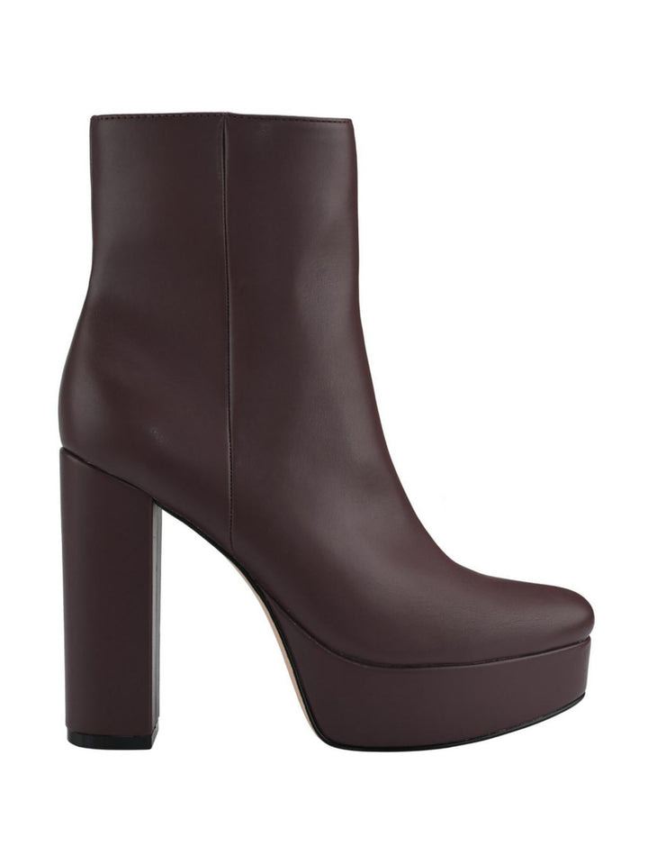 MARC FISHER Womens Burgundy 1-1/2" Platform Padded Rublia Almond Toe B Bobbi + Bricka MARC FISHER Womens Burgundy 1-1/2" Platform Padded Rublia Almond Toe B Bobbi + Bricka