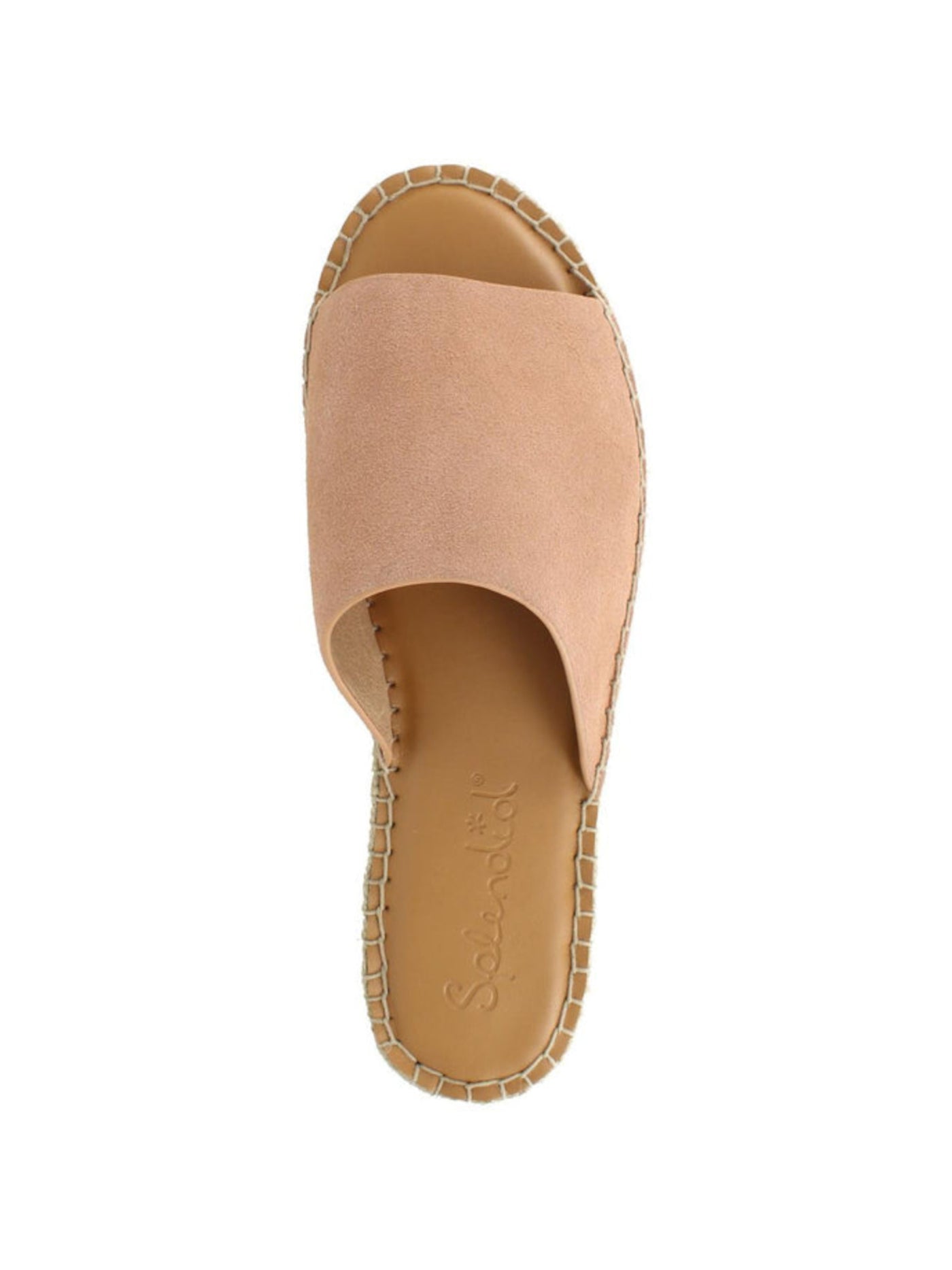 SPLENDID Womens Beige Beef Rolled Cushioned Goring Maia Round Toe Slip On Leather Espadrille Shoes M