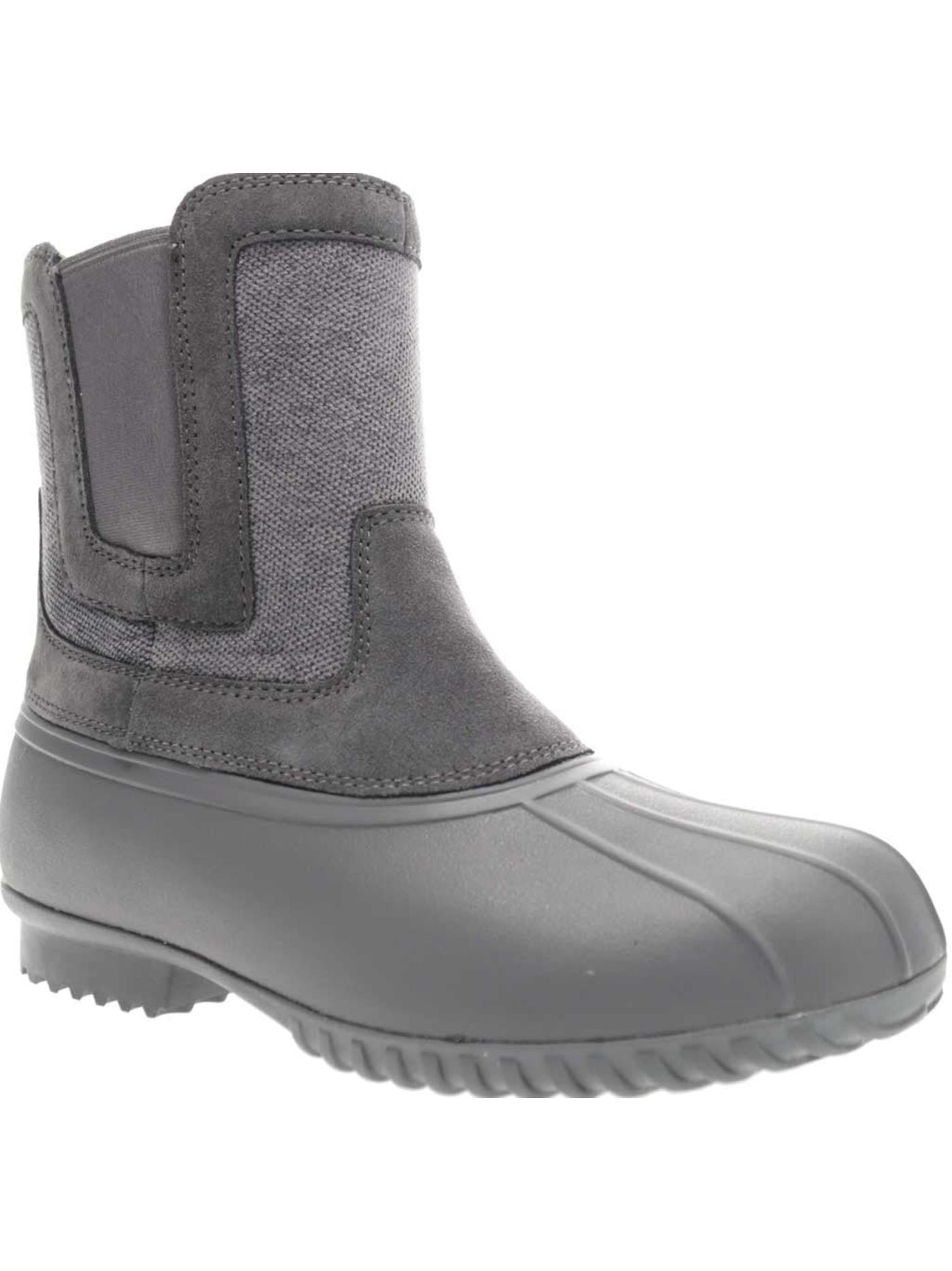 PROPET Womens Gray Goring Padded Waterproof Insulated Insley Round Toe Zip-Up Duck Boots 8.5 EEEE