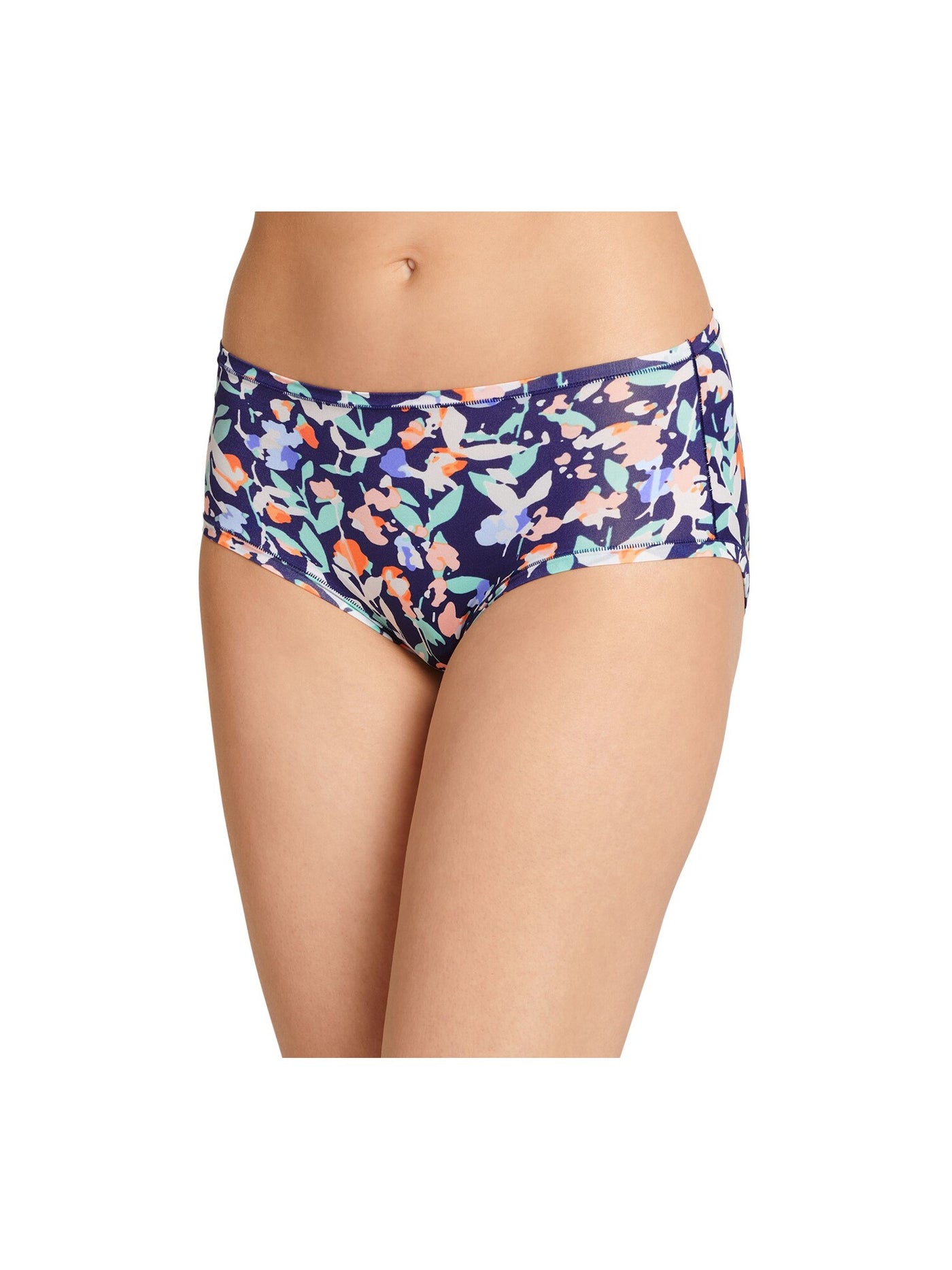 JOCKEY Intimates Navy Floral Boxer Brief Underwear S