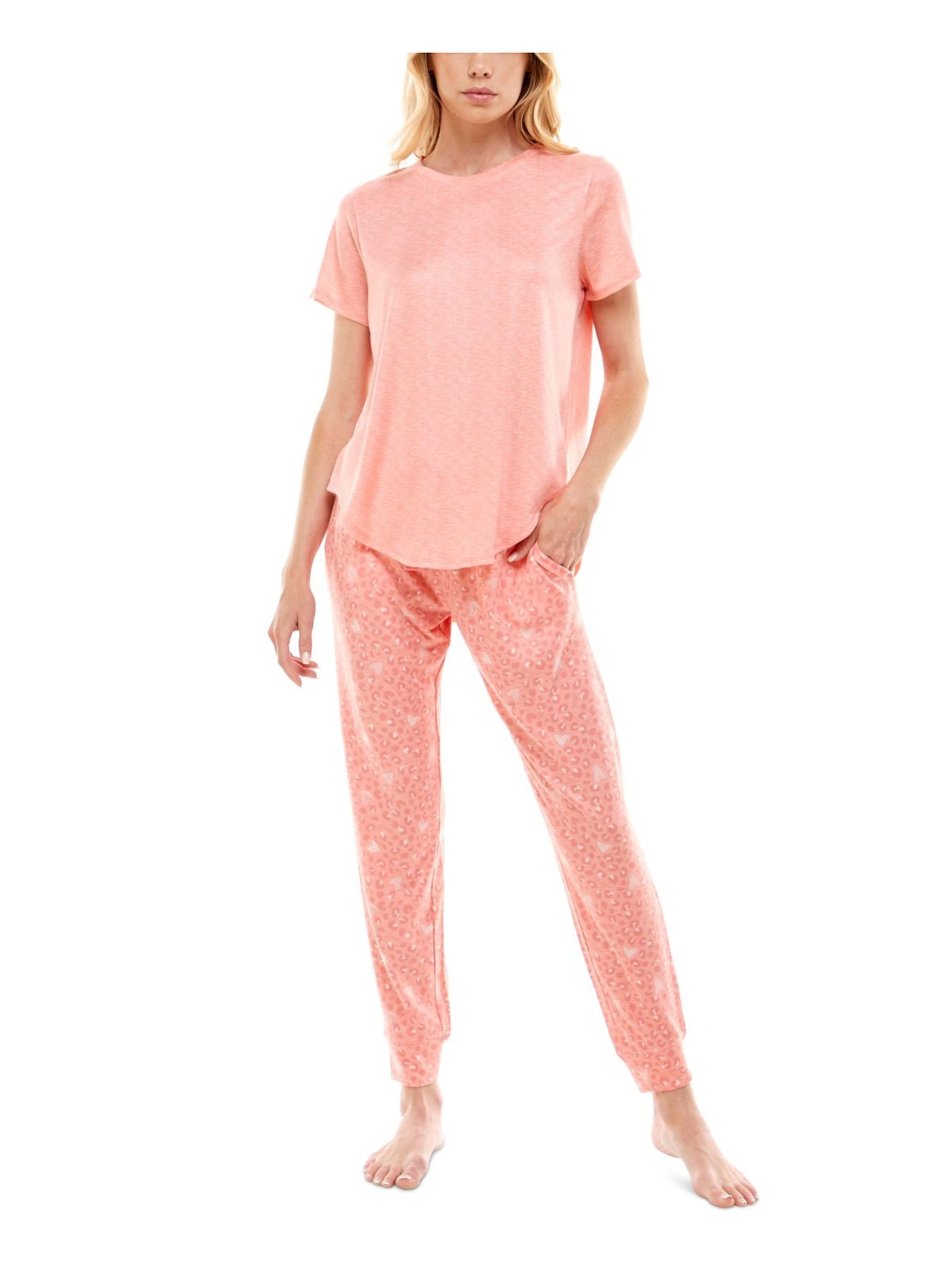 ROUDELAIN Intimates Pink Shirttail Hem Sleep Shirt Pajama Top XL