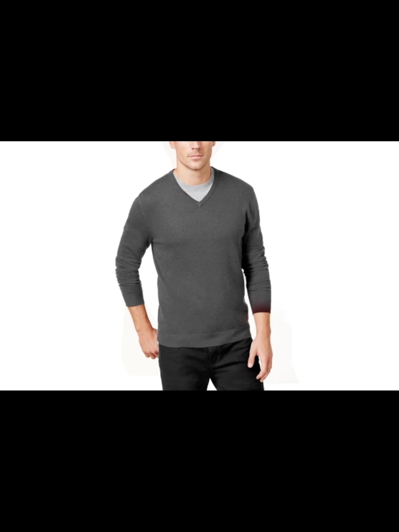 ALFANI Mens Gray Crew Neck Pullover Sweater XXL