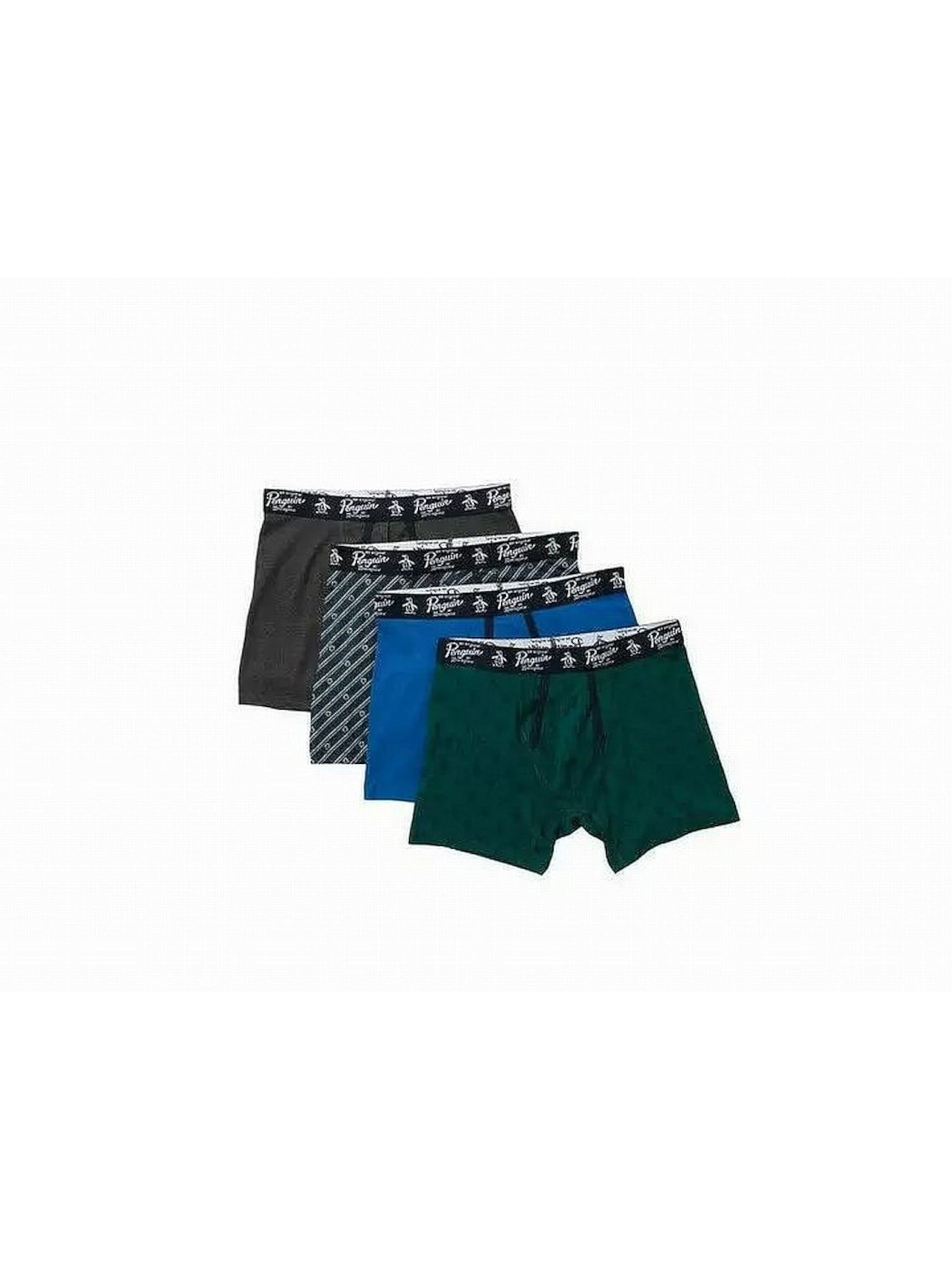 ORIGINAL PENGUIN Intimates 4 Pack Green Boxer Brief Underwear L