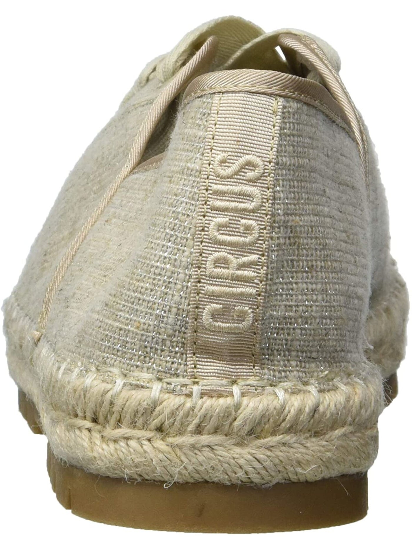 CIRCUS BY SAM EDELMAN Womens Beige Espadrille Padded Lug Sole Luna Round Toe Lace-Up Athletic Sneakers 8 M