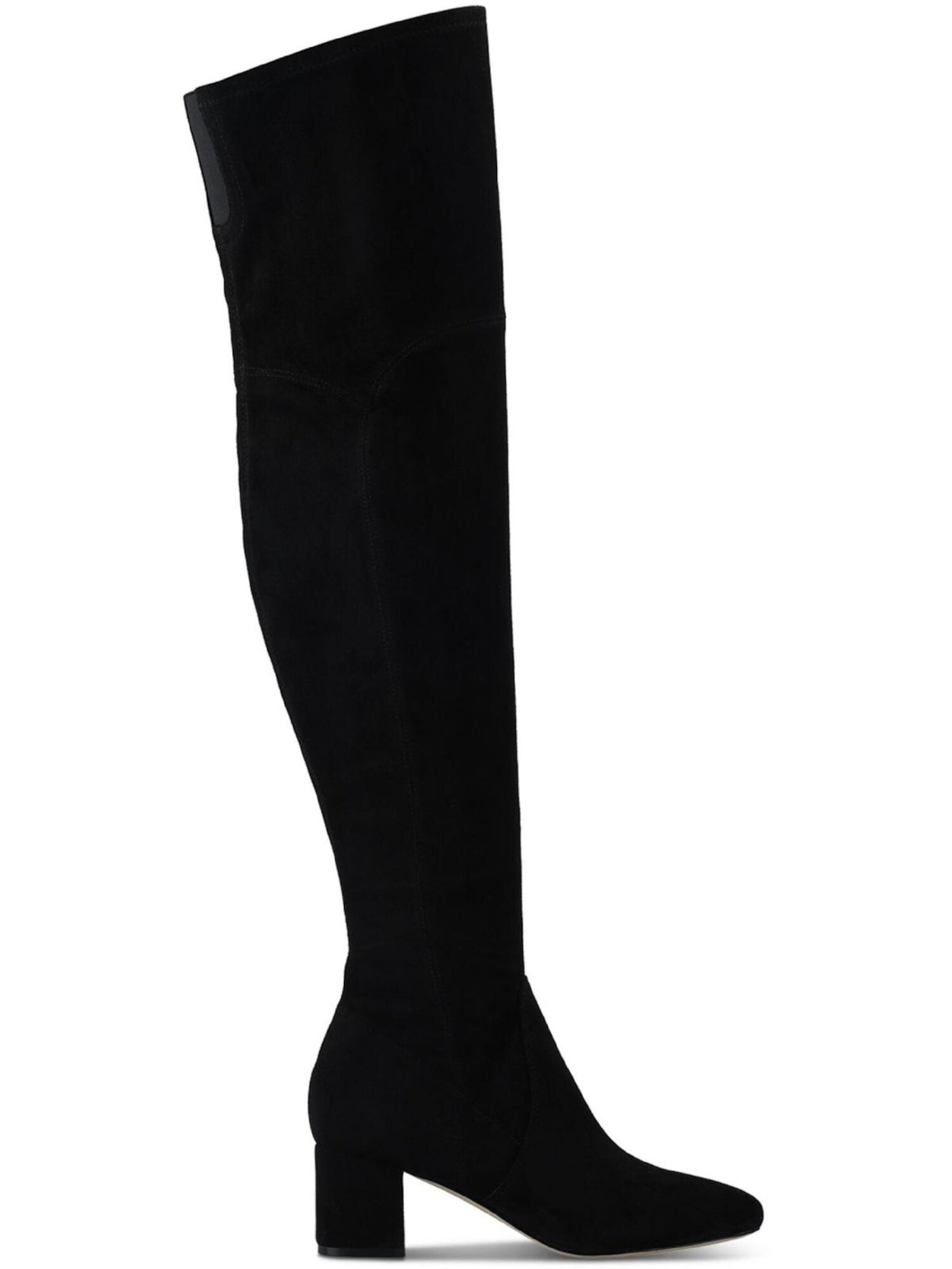 MARC FISHER Womens Black Comfort Charlote Square Toe Block Heel Zip-Up Dress Boots 7.5 M