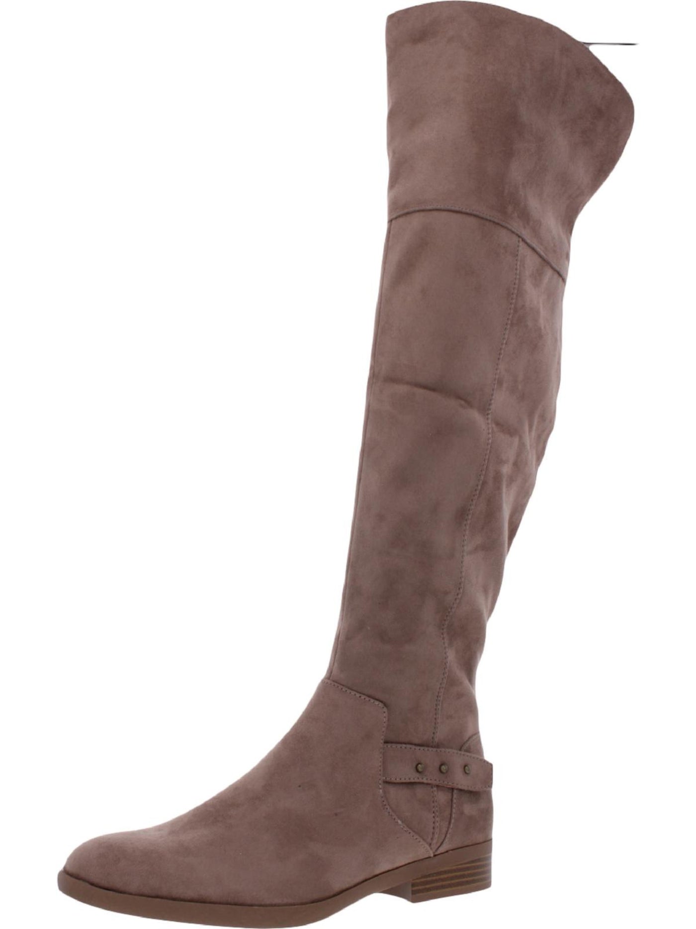 STYLE & COMPANY Womens Beige Zipper Slip Resistant Lessah Round Toe Dress Boots Shoes 6.5 M