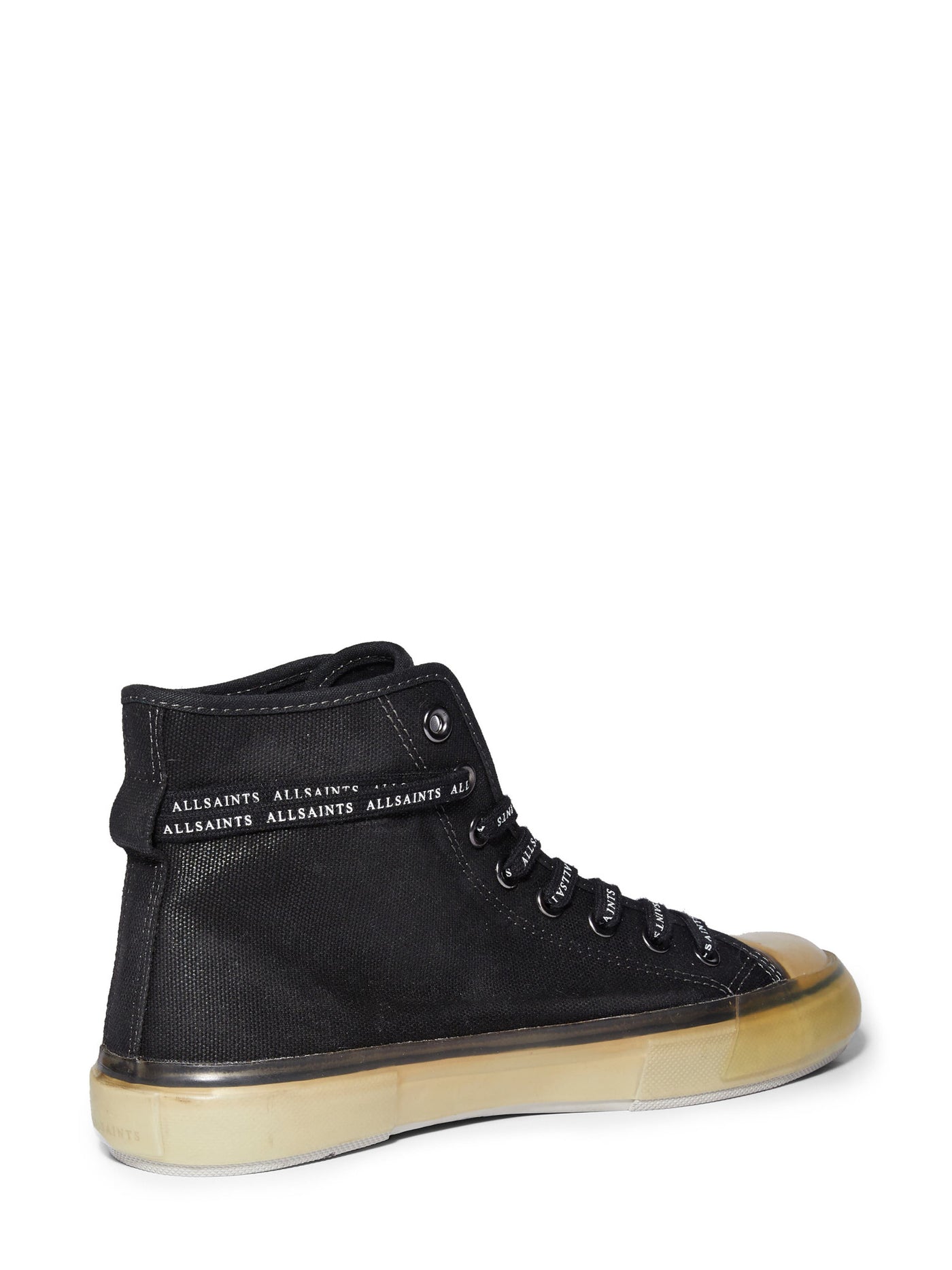 ALLSAINTS Mens Black Comfort Jaxon Round Toe Platform Lace-Up Athletic Sneakers Shoes 13