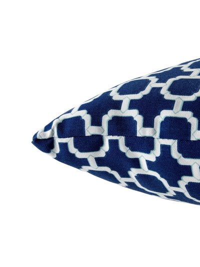 JAIPUR LIVING Blue Patterned 18 x 18 in Decorative Pillow