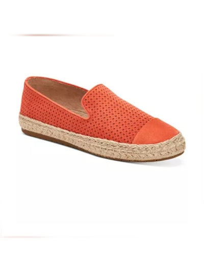 CHARTER CLUB Womens Coral Perforated Breathable Jute Cushioned Woven Jonii Round Toe Platform Slip On Espadrille Shoes 7 M