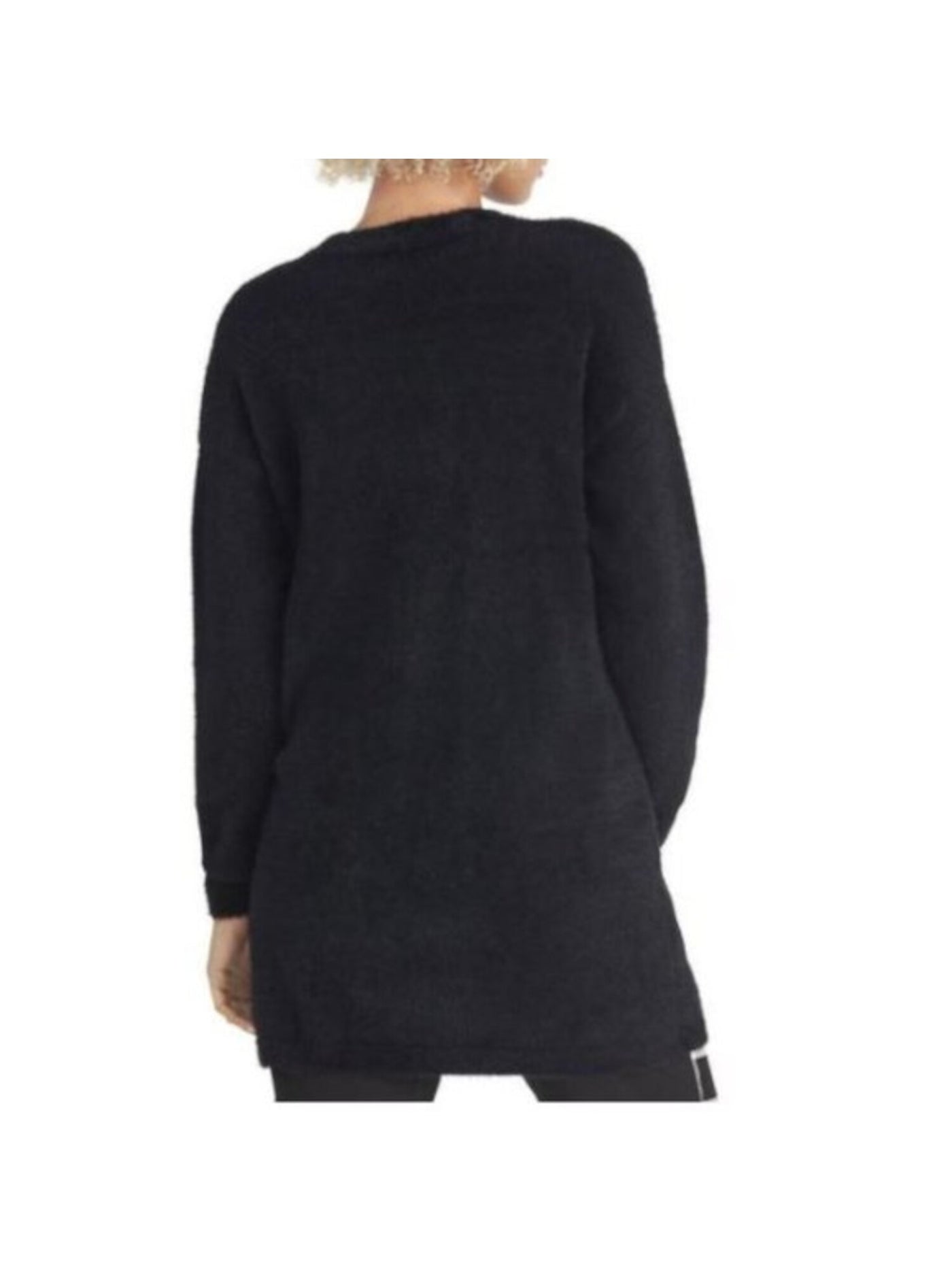 RACHEL RACHEL ROY Womens Black Pocketed Long Sleeve Open Cardigan Sweater S