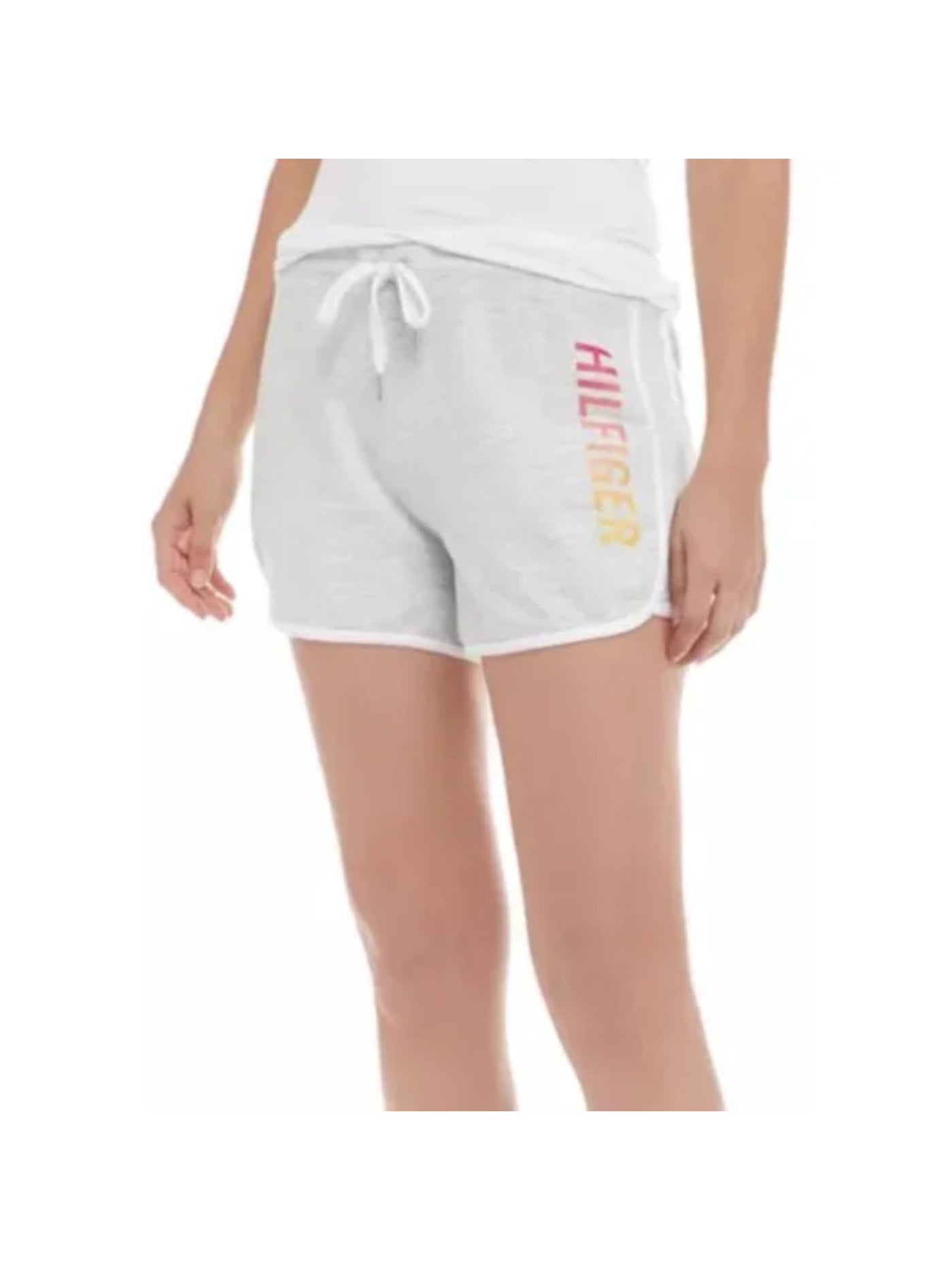 TOMMY HILFIGER SPORT Womens Gray Cotton Blend Heather Shorts XL