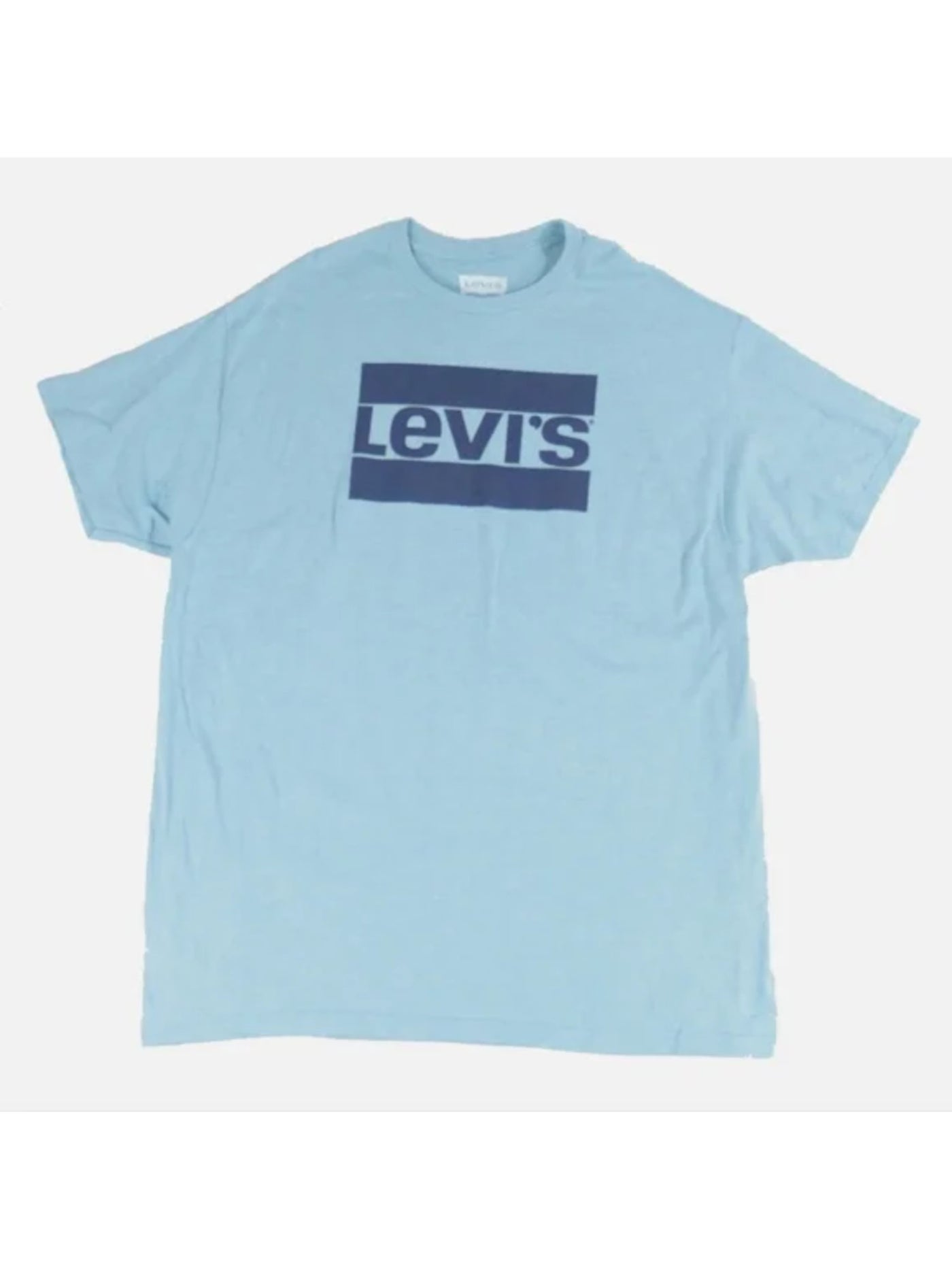 LEVIS Mens Blue Logo Graphic Classic Fit Cotton Blend T-Shirt XXL