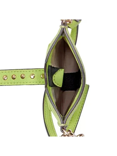 INC Women's Green Ashlii Adjustable Card Holders Studded Wristlet Single Strap