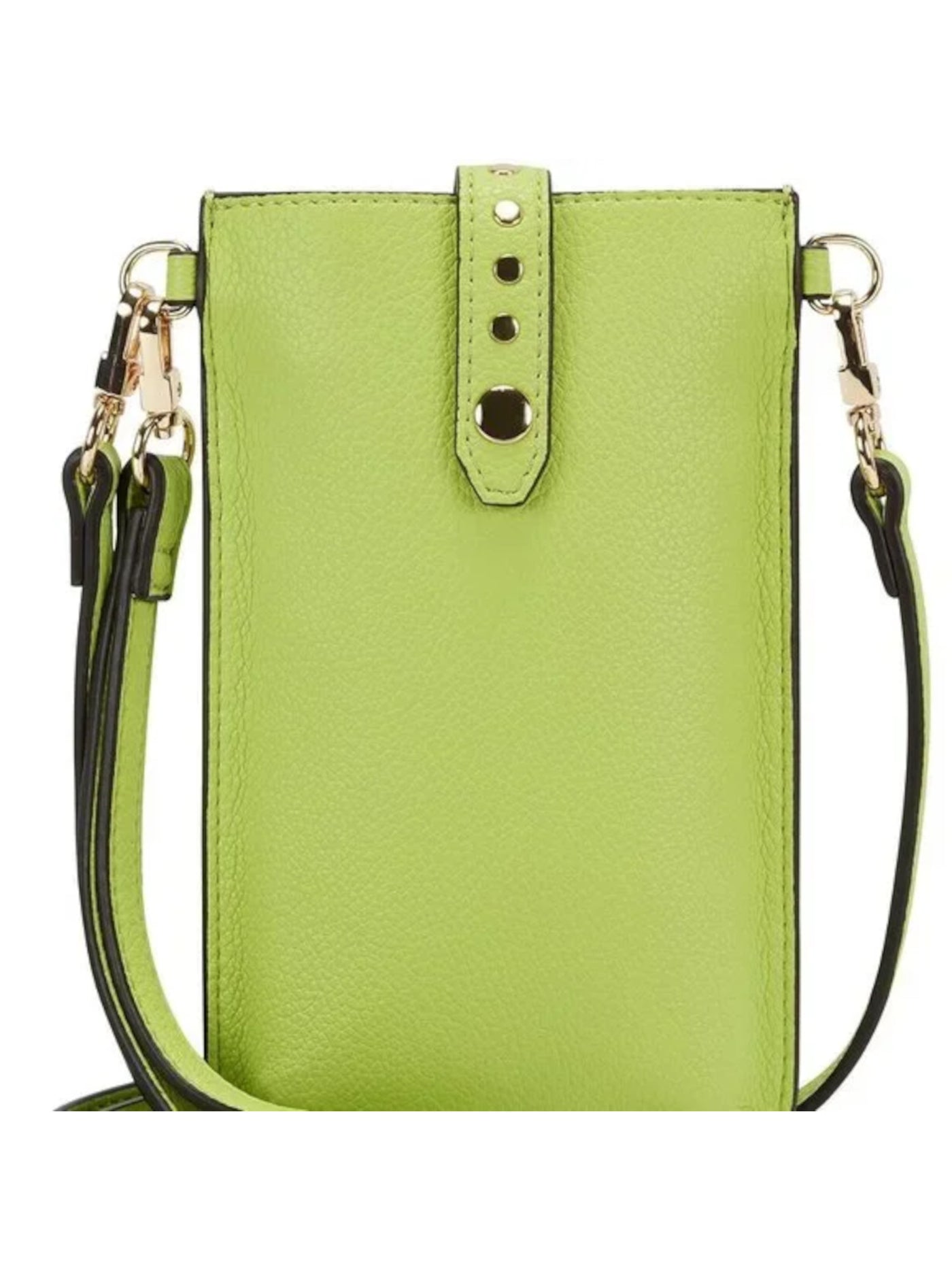 INC Women's Green Ashlii Adjustable Card Holders Studded Wristlet Single Strap