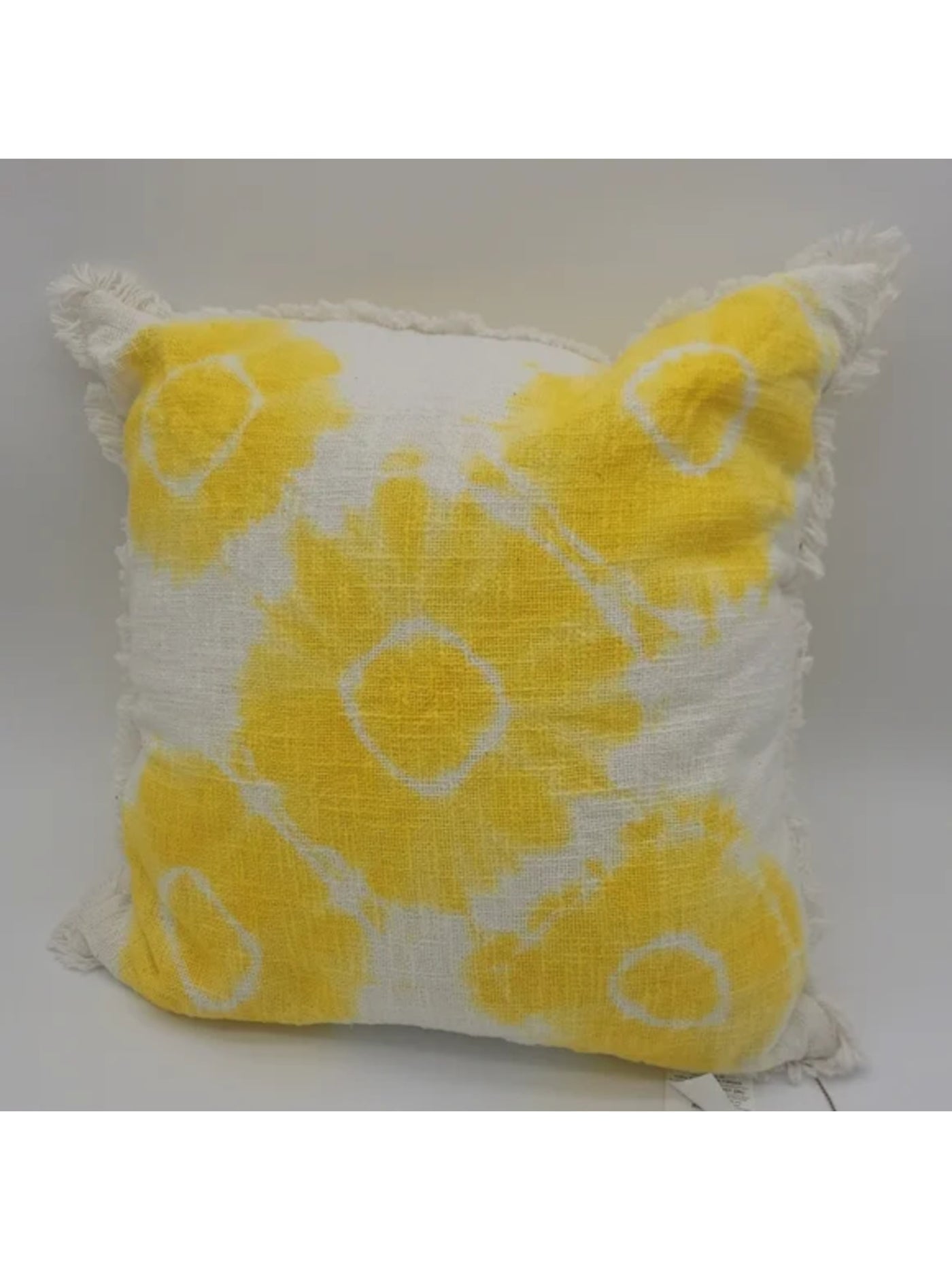 LACOURTE Dotty Yellow Patterned 20 x 20 in Decorative Pillow