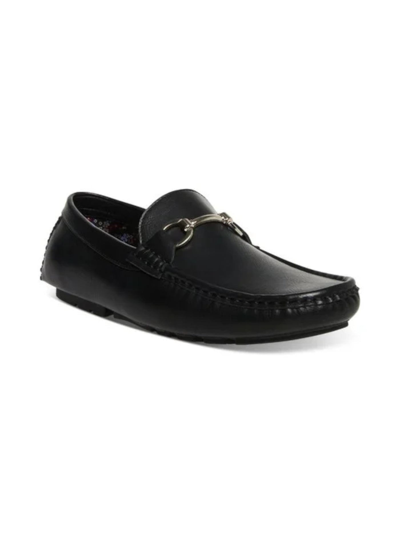 MADDEN Mens Black Cushioned Deanol Round Toe Slip On Loafers Shoes 11 M