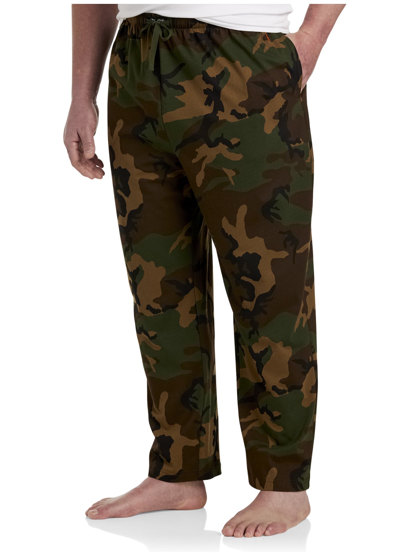 CLUBROOM Intimates Green Pocketed Camouflage Sleep Pants XL