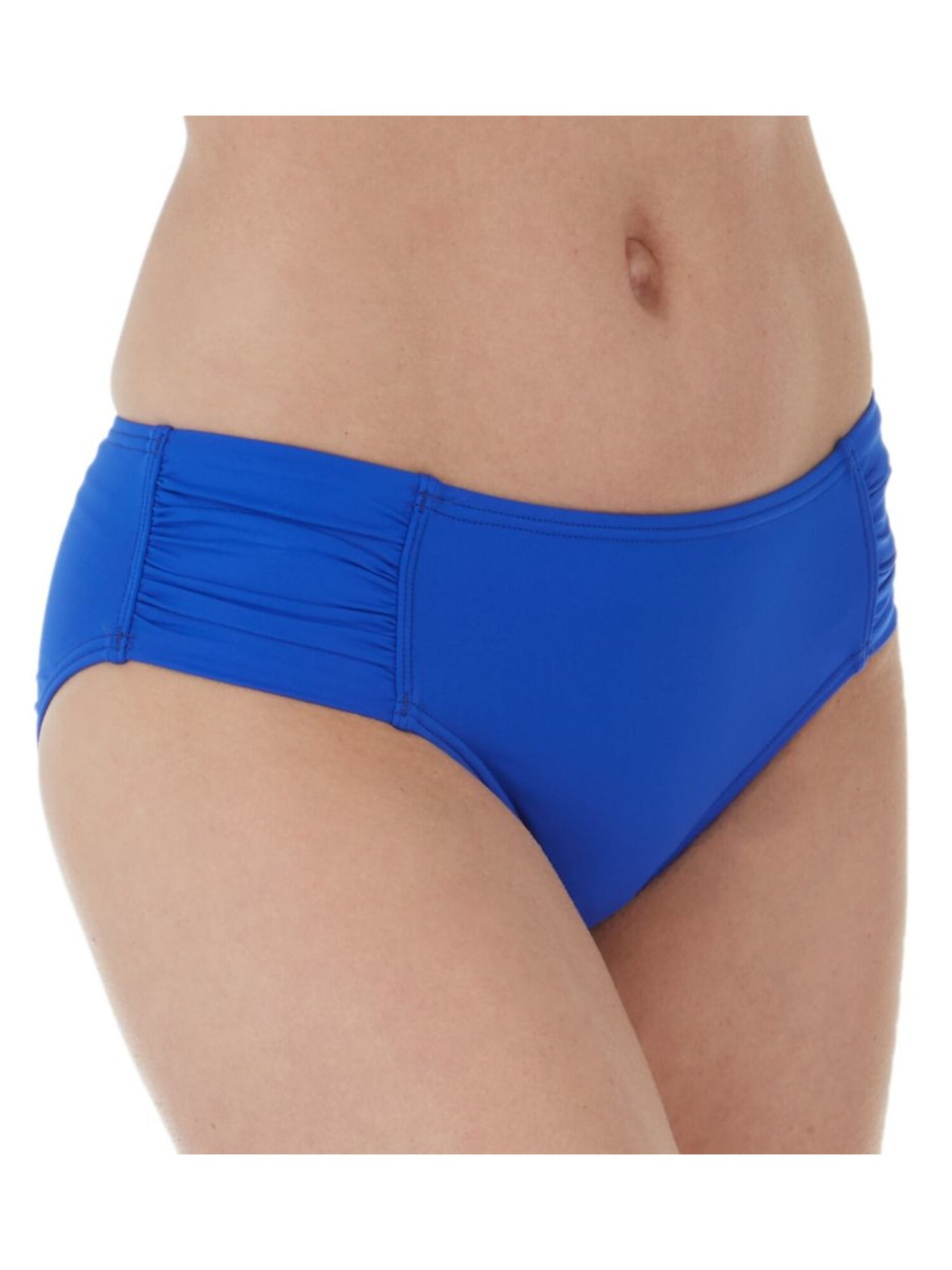 TOMMY BAHAMA Women's Blue Shirred Hipster Swimwear Bottom XL