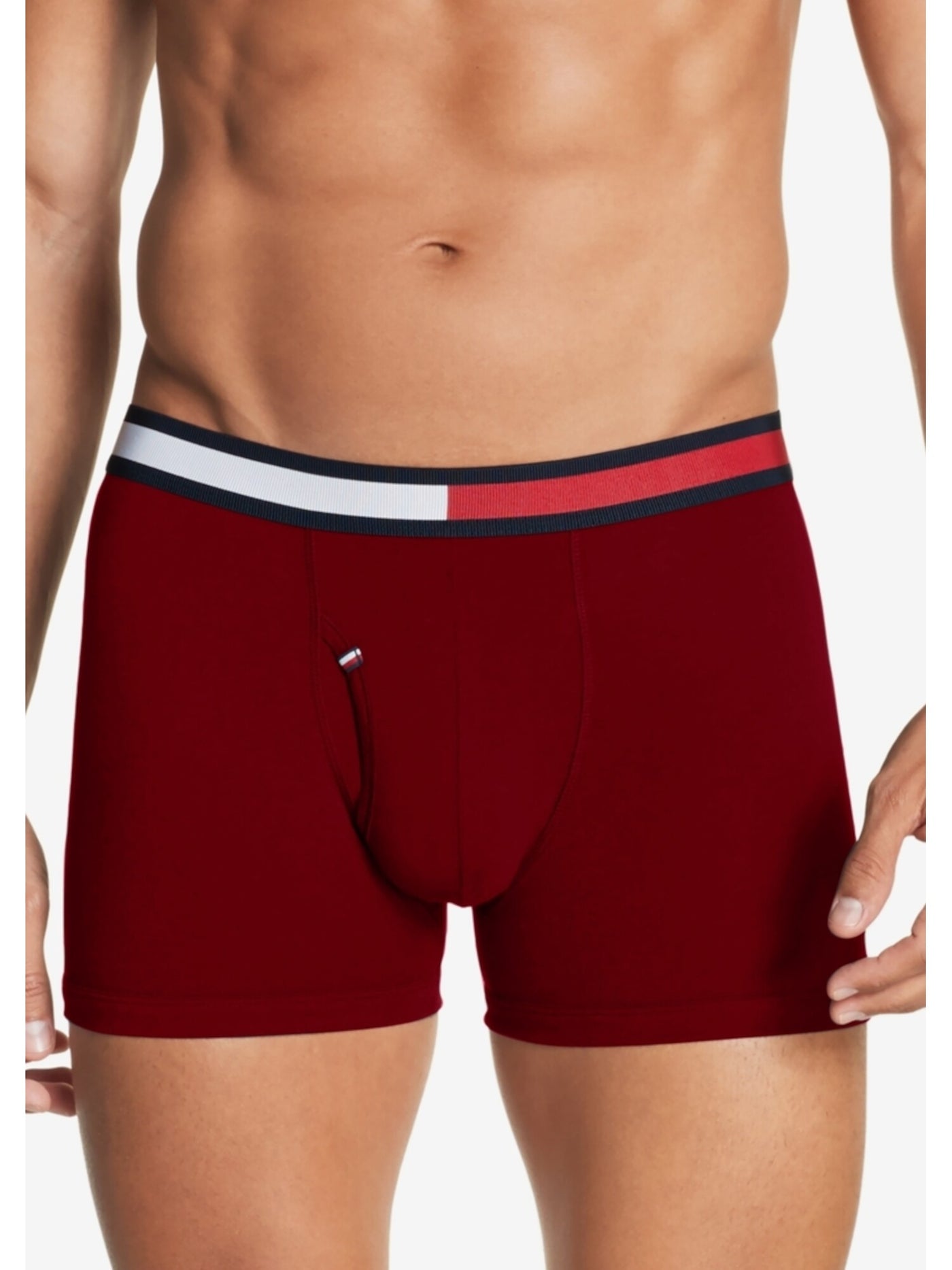 TOMMY HILFIGER Intimates Maroon Functional Fly Trunk Underwear N/A XXL