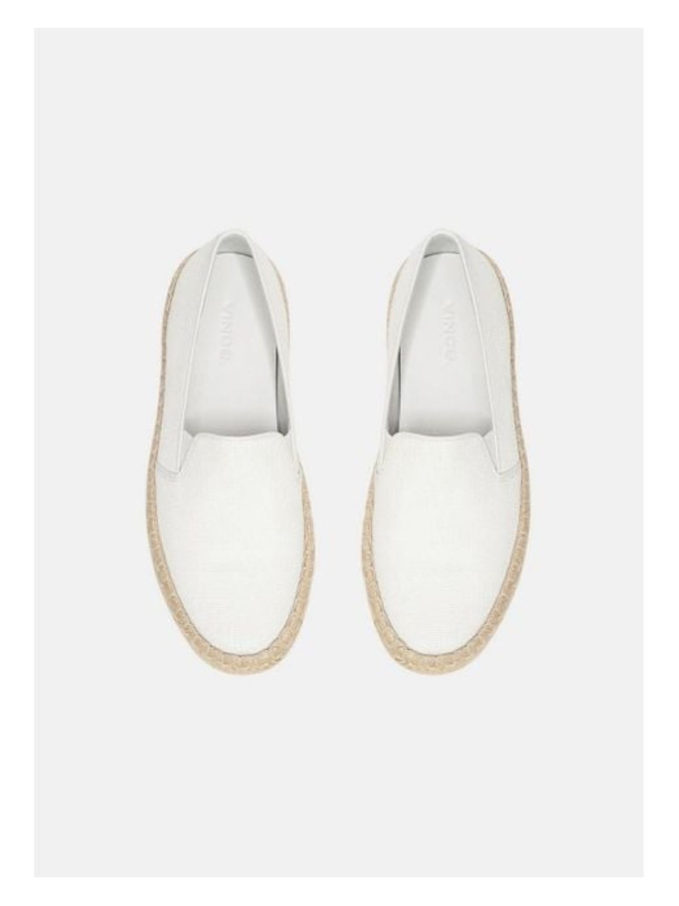 VINCE. Womens White Padded Comfort Upton Round Toe Platform Slip On Espadrille Shoes 6 M