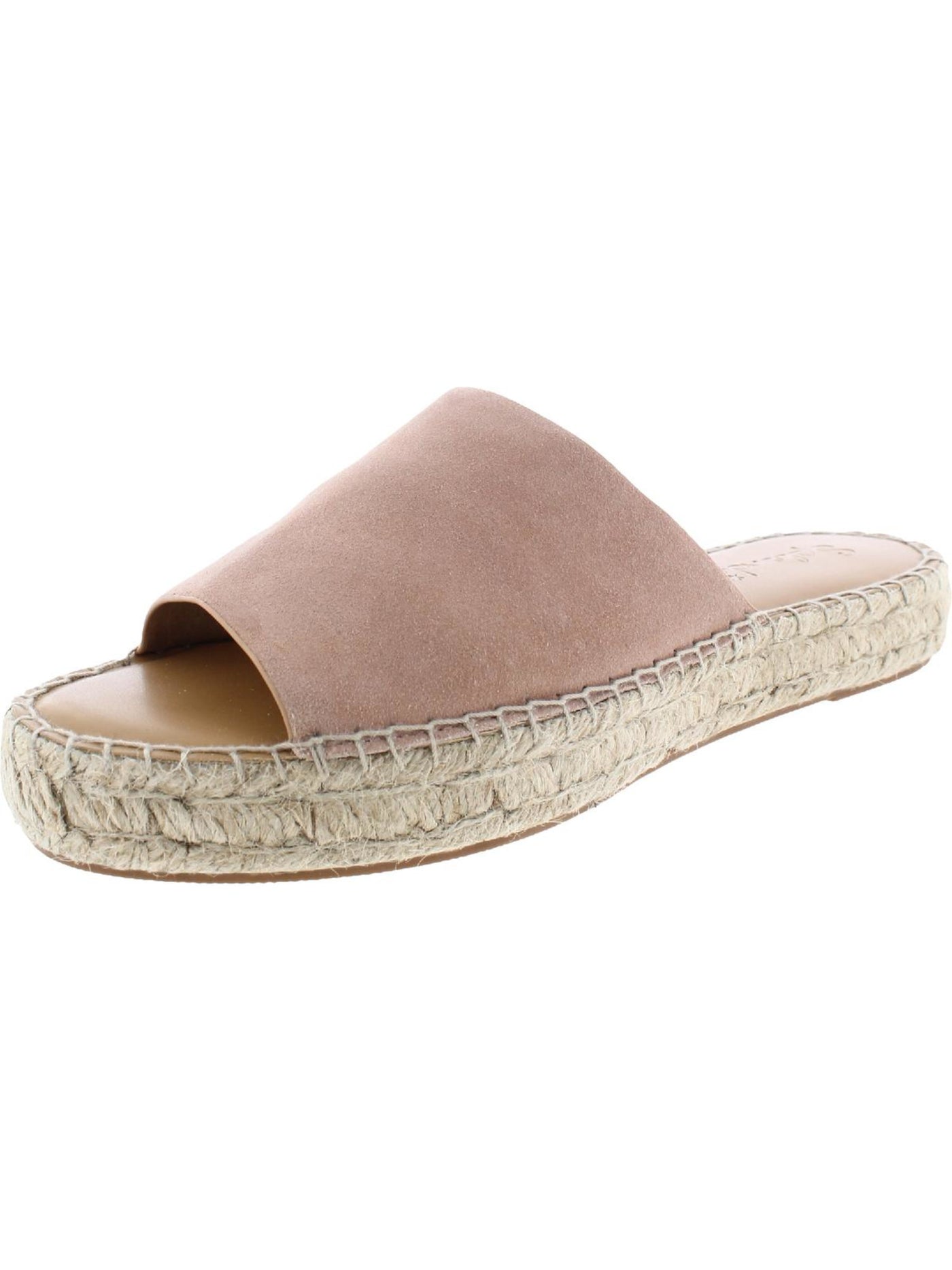 SPLENDID Womens Beige Beef Rolled Padded Goring Maia Round Toe Platform Slip On Leather Espadrille Shoes 6.5 M