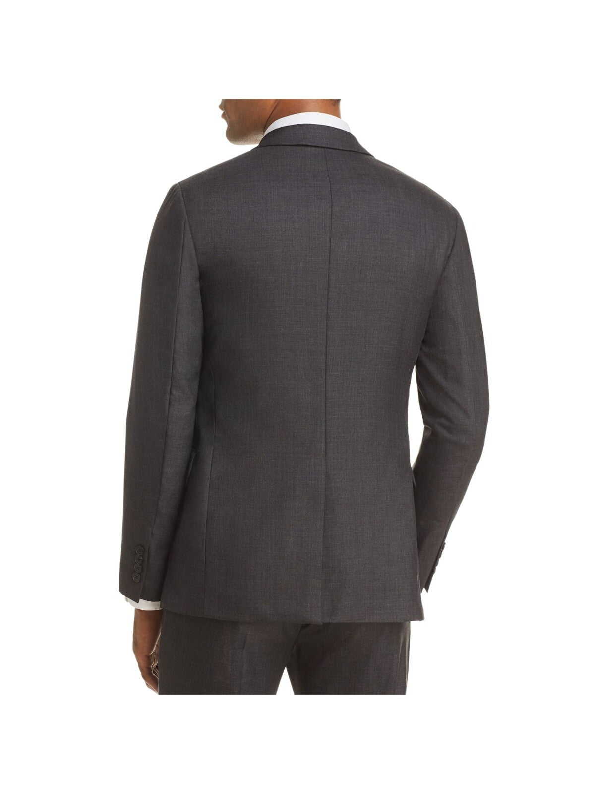 THEORY Mens Chambers Gray Single Breasted, Slim Fit Blazer 42L