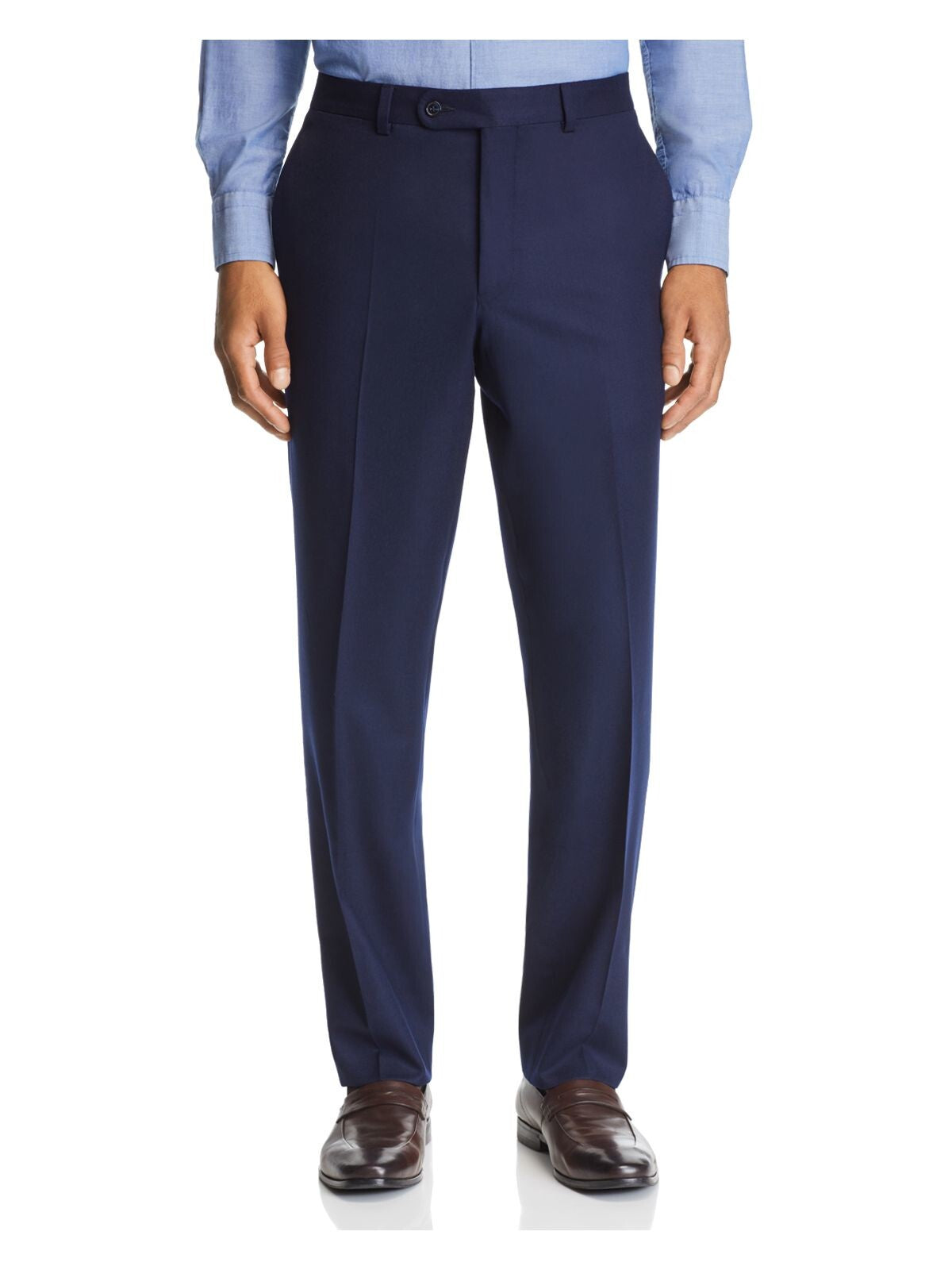 JACK VICTOR Mens Kolt Navy Flat Front, Pants 44