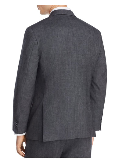 MICHAEL KORS Mens Gray Single Breasted, Blazer Jacket 38R