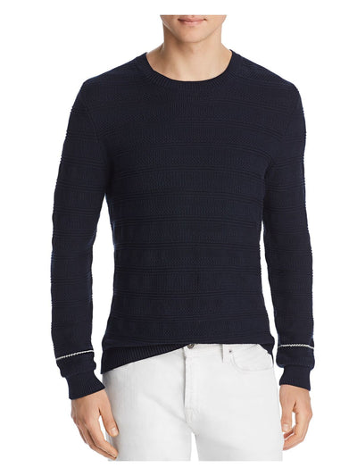 The Mens store Mens Navy Crew Neck Cotton Sweater L