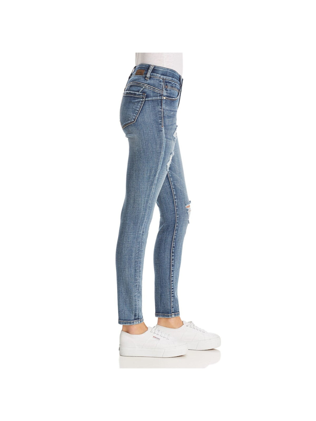 JAG Womens Pocketed Distressed Skinny Jeans