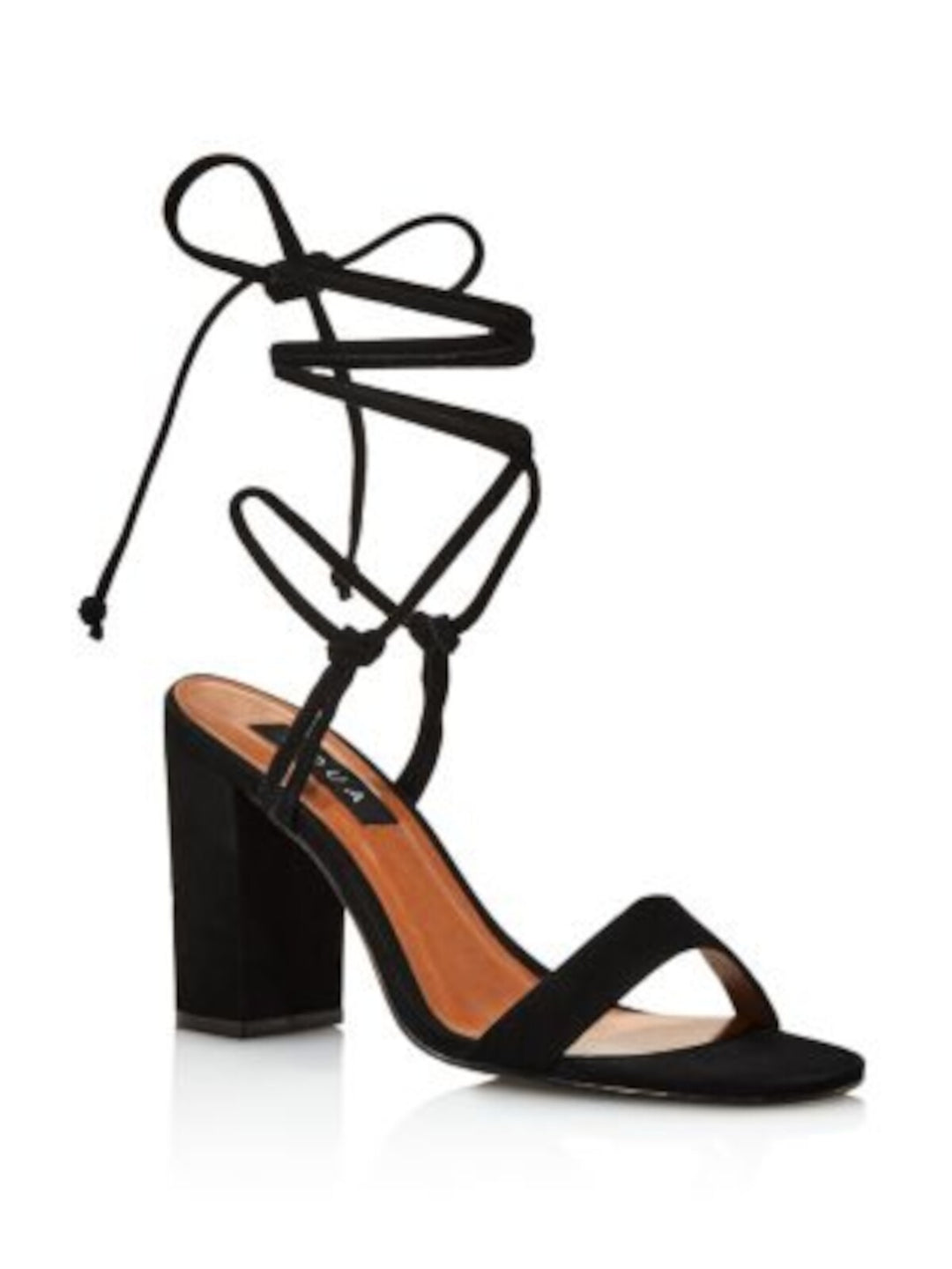 AQUA Womens Black Kenzo Square Toe Block Heel Lace-Up Leather Dress Sa –  Bobbi + Bricka