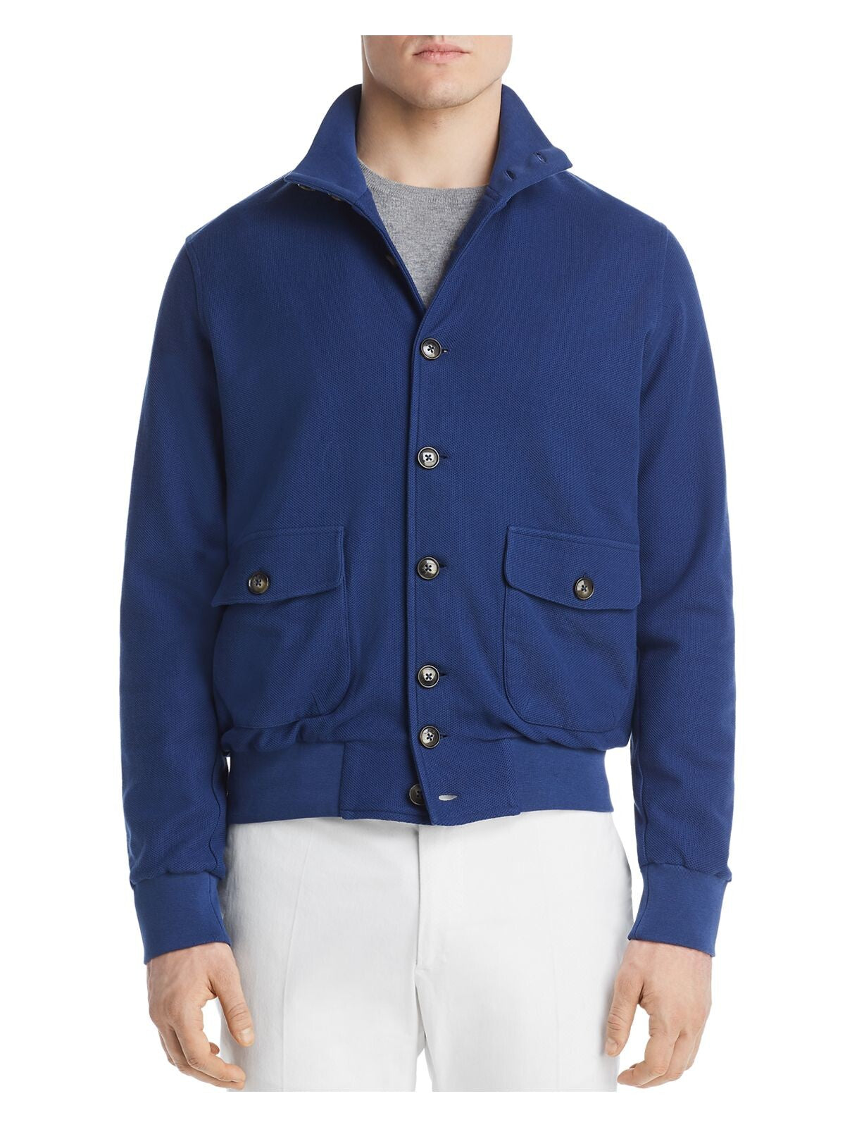 DYLAN GRAY Mens Navy Cotton Button Down Jacket XL