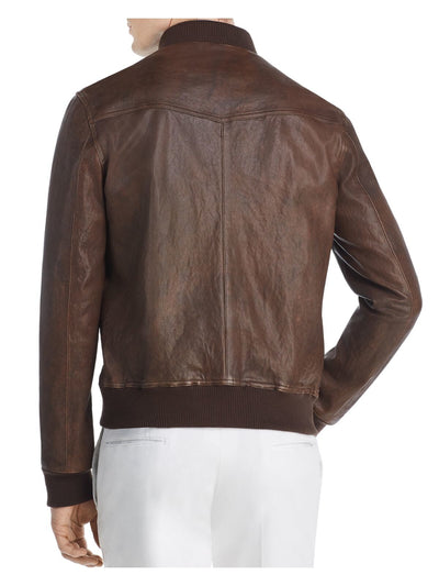 DYLAN GRAY Mens Brown Bomber Jacket 42R