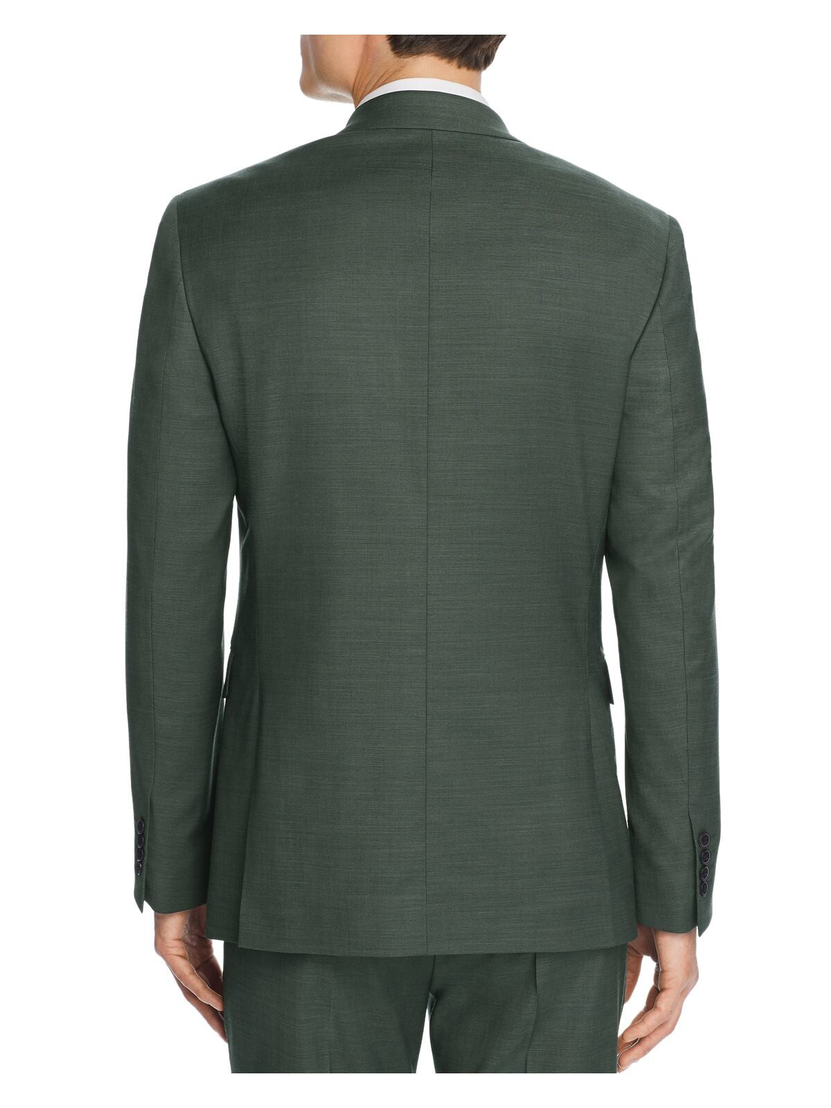 THEORY Mens Chambers Green Single Breasted, Slim Fit Suit Separate Blazer Jacket 44R