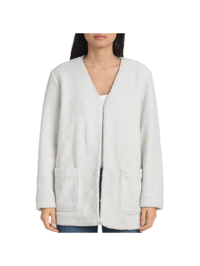 BAGATELLE Womens Pocketed Lined Long Sleeve Open Cardigan Sweater