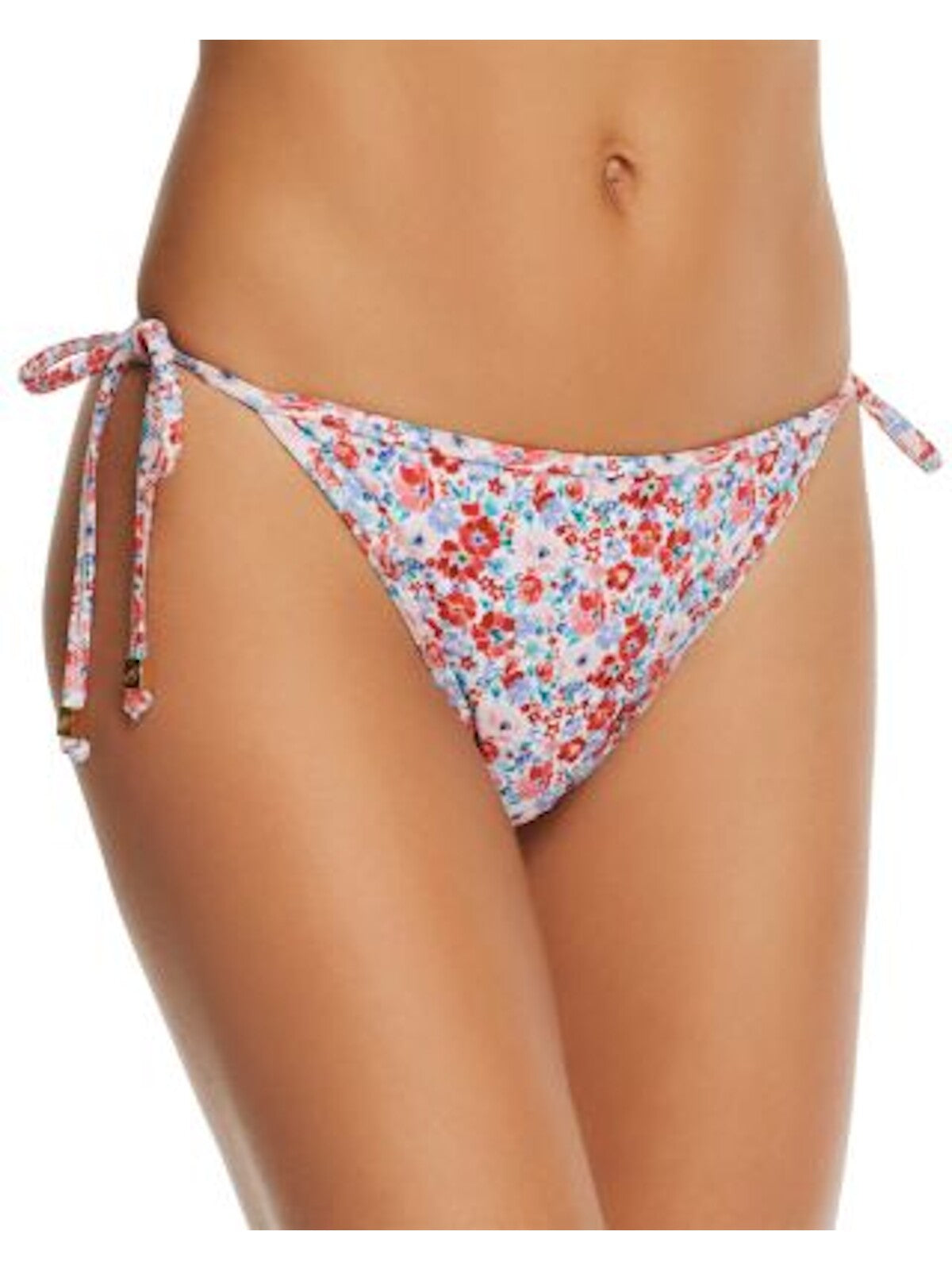 Shoshanna Women's Magenta Floral Swimwear Bottom L